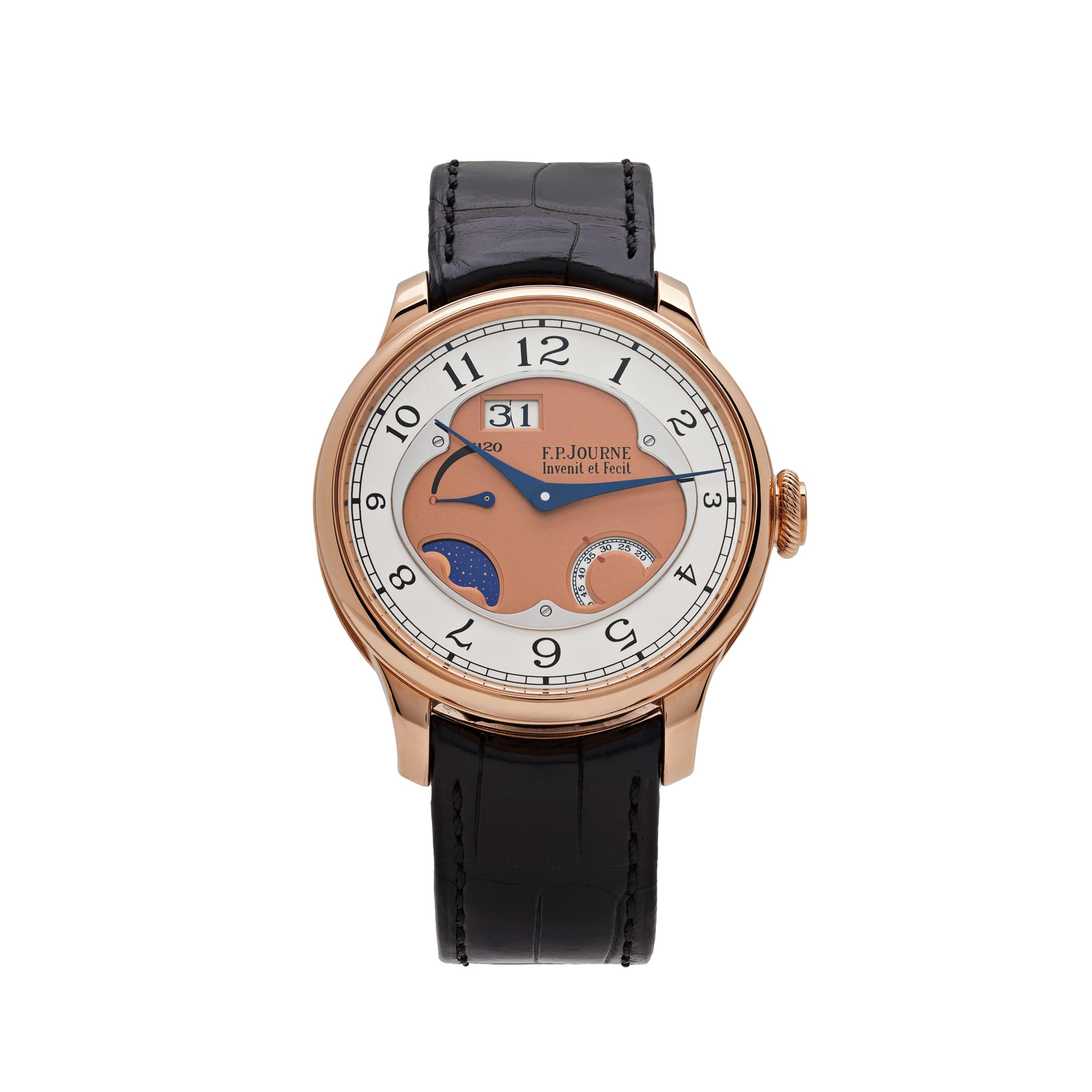 F.P. Journe Octa Divine Rose Gold Luxury Watch - Swiss Made Automatic Movement - Elegant Dress Watch for Men - Perfect for Business Meetings & Formal Events