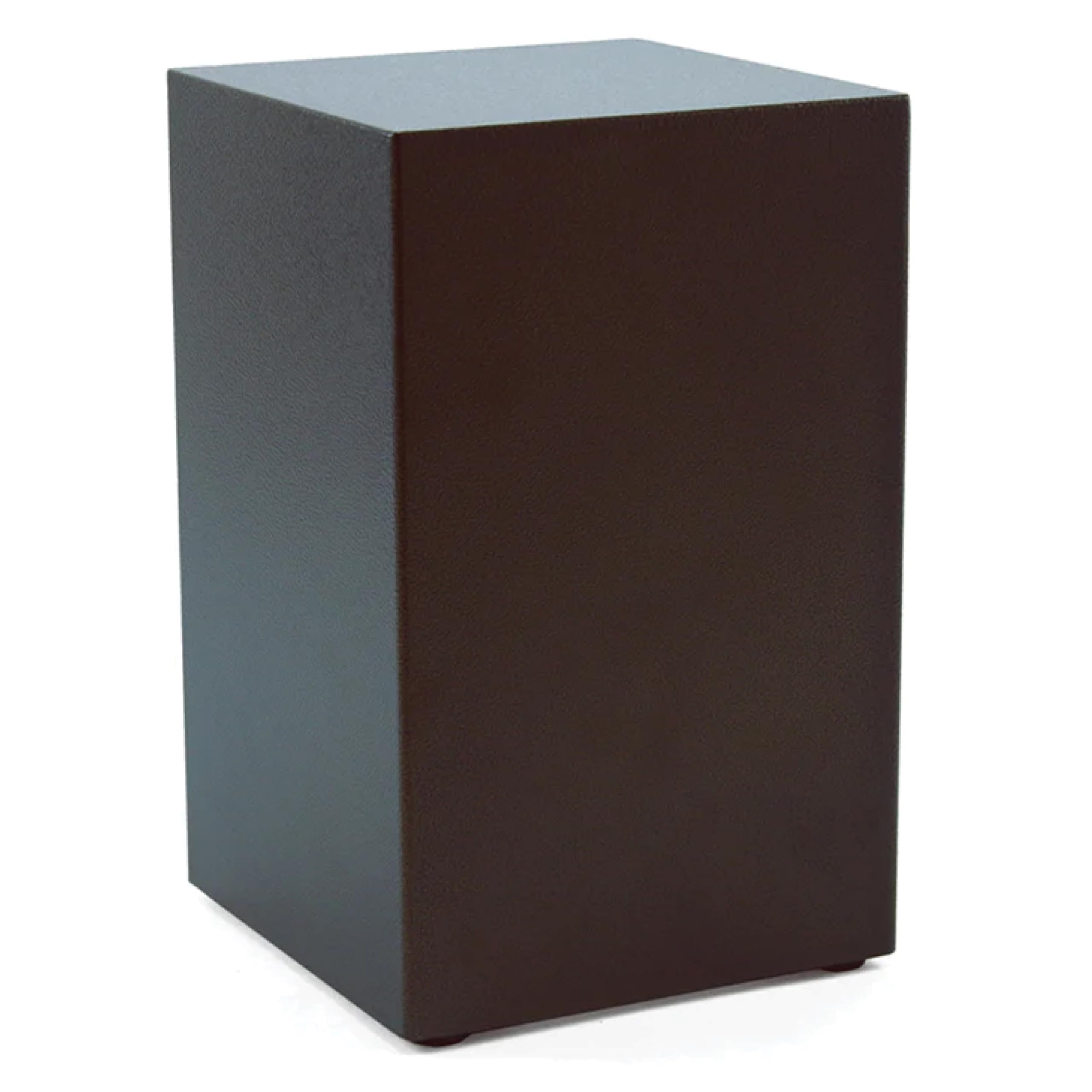 Large Steel Box Cremation Urn - Holds 200 Cubic Inches of Ashes - Antique Bronze Finish - Perfect for Memorials, Funerals & Home Display