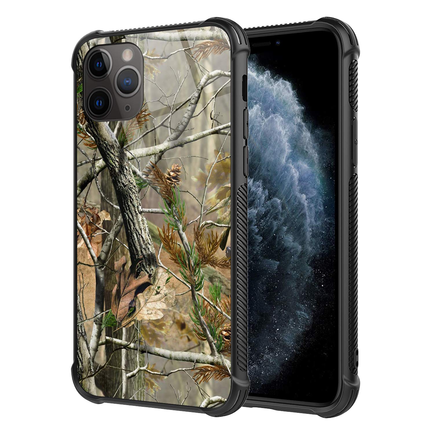 iPhone 11 Pro Max Case - Realtree Xtra Green Camo Design with Non-Slip Tire Texture | Shockproof & Rugged TPU Protective Cover for iPhone 11 Pro Max (6.5 Inch) | Perfect for Outdoor Adventures, Hunting & Daily Protection