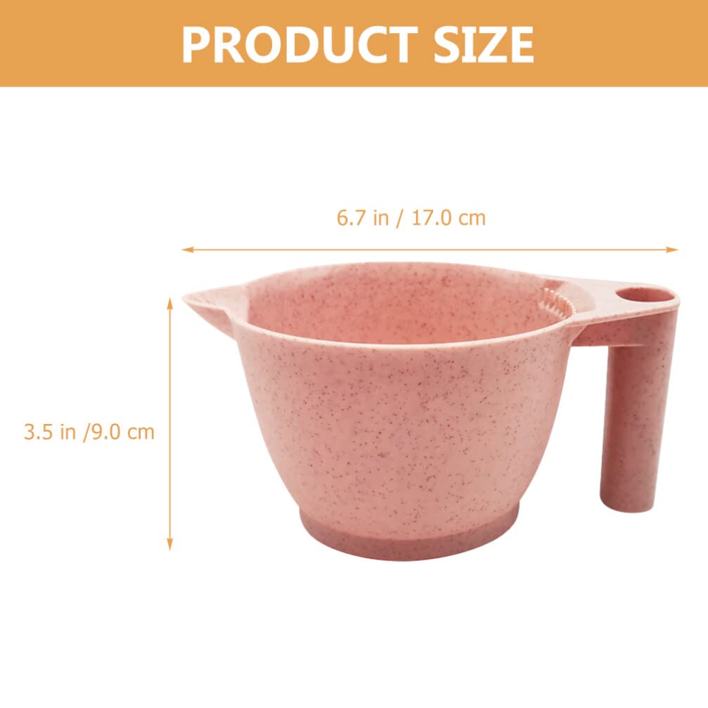 4 Pcs Hair Dye Mixing Bowl Set - Salon Quality Hair Color Tint Bowls for Professional & Home Use - Perfect for DIY Hair Coloring, Highlights & Balayage Treatments