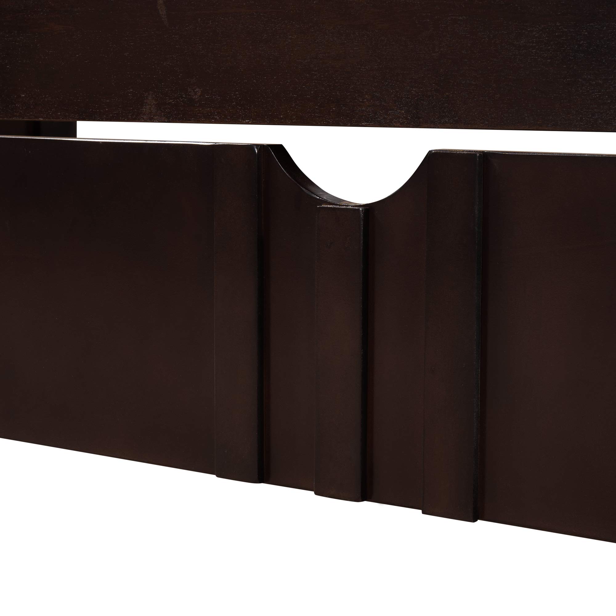 Full Size Wooden Daybed with Twin Trundle - 10 Wooden Slats Support, No Box Spring Needed (Espresso Finish) - Perfect for Guest Rooms, Dormitories & Small Space Living