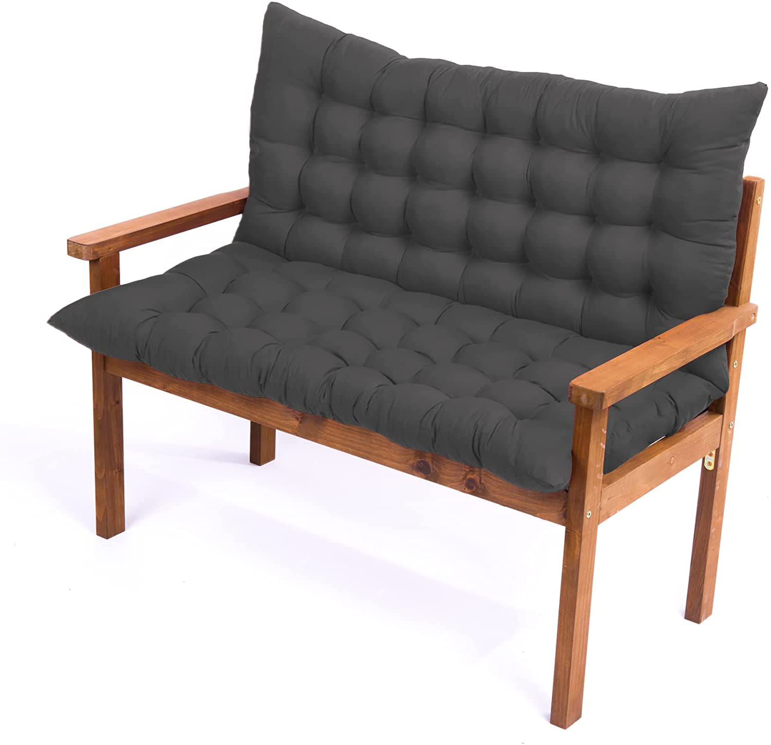 **LINGXIYA Outdoor Swing Seat Cushions with Ties - 40 Inch Replacement Backrest Pad for 2-3 Seater Garden Bench, Patio Sofa, or Indoor Lounger - Perfect for Relaxing in Your Backyard, Porch, or Sunroom**