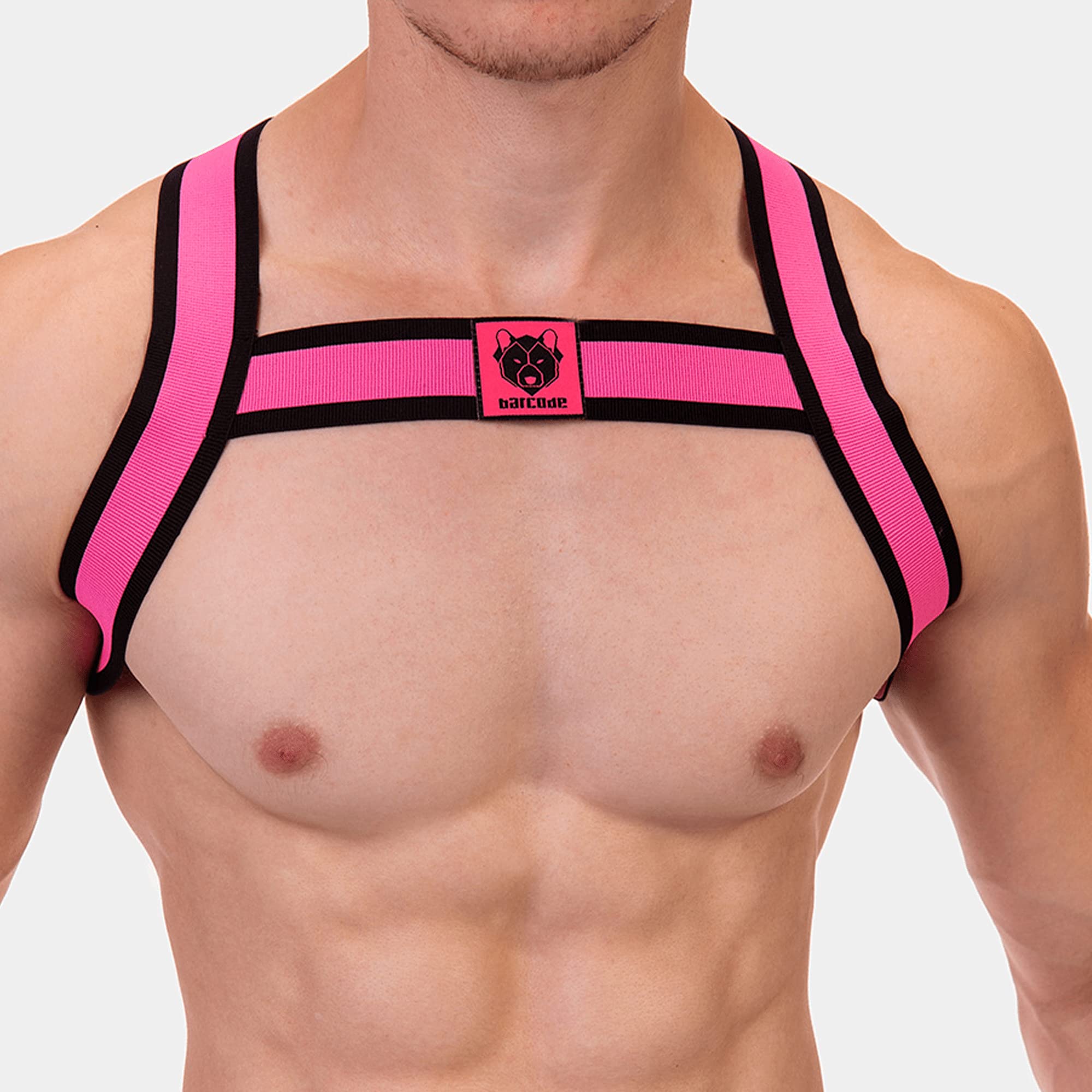 Barcode Berlin Harness Collar in Pink - Stylish and Durable Dog Collar for Small to Medium Breeds - Perfect for Daily Walks, Training, and Outdoor Adventures