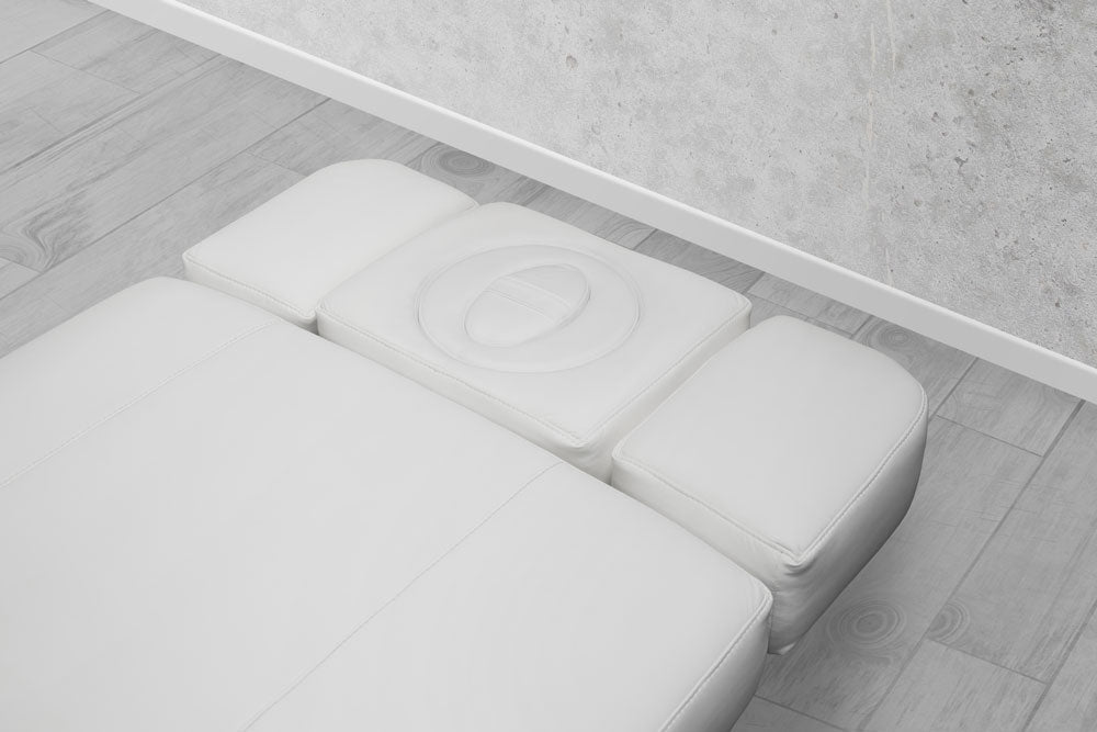 Gharieni MO1 Max High Performance Massage Treatment Bed with Dual Adjustable Headrests - Medium Width for Professional Spa & Physical Therapy Clinics