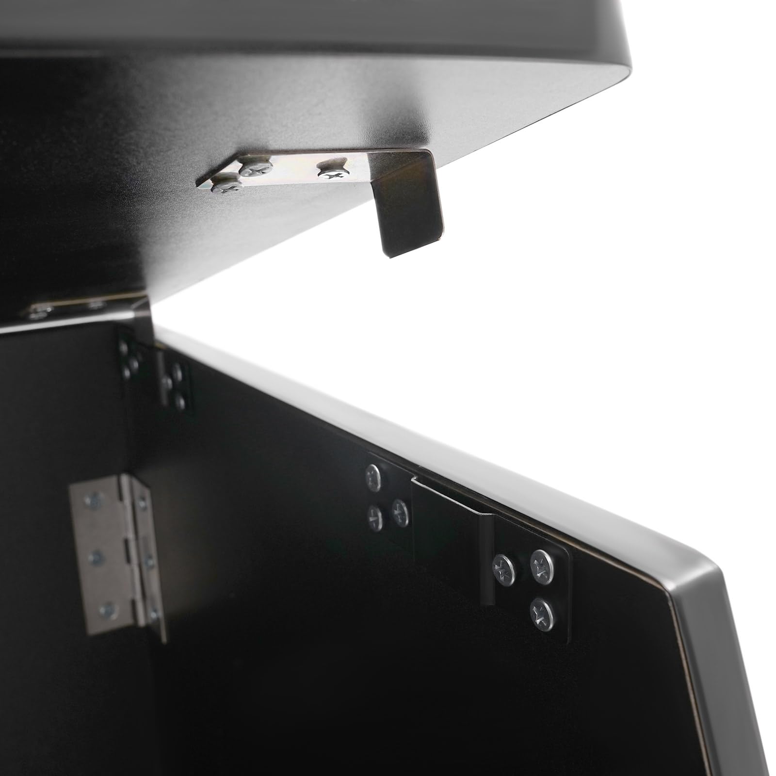 4' Folding Portable Bar with Shelves - Foldable Bartender Table Cabinet Station, Mobile Laminate Party Bar for Home, Outdoor Events & Wedding Receptions - Perfect for Cocktail Parties, BBQs & Entertaining Guests