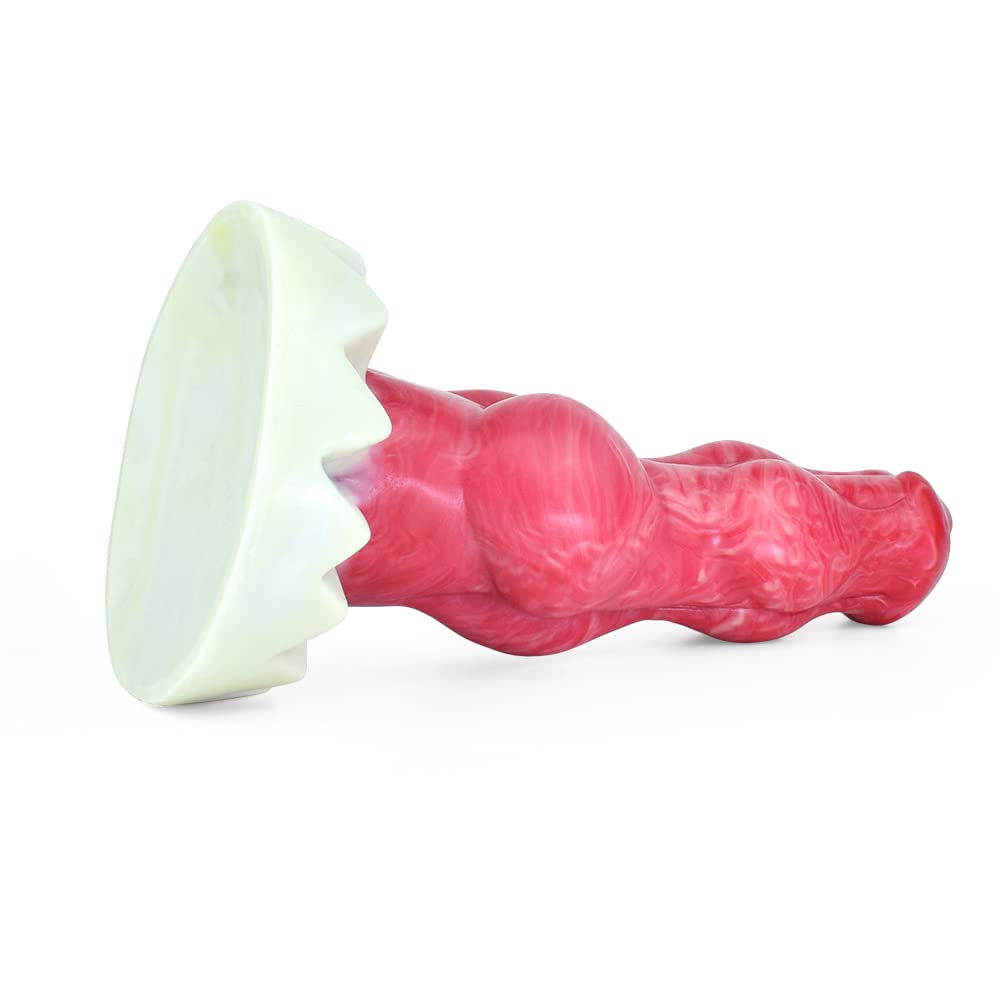 Premium Liquid Silicone Alien/Fido Dildo with Strong Suction Cup - Realistic Adult Sex Toy for Solo Play & Couples - BeHorny Collection | Perfect for BDSM, Fantasy Roleplay & Sensual Exploration
