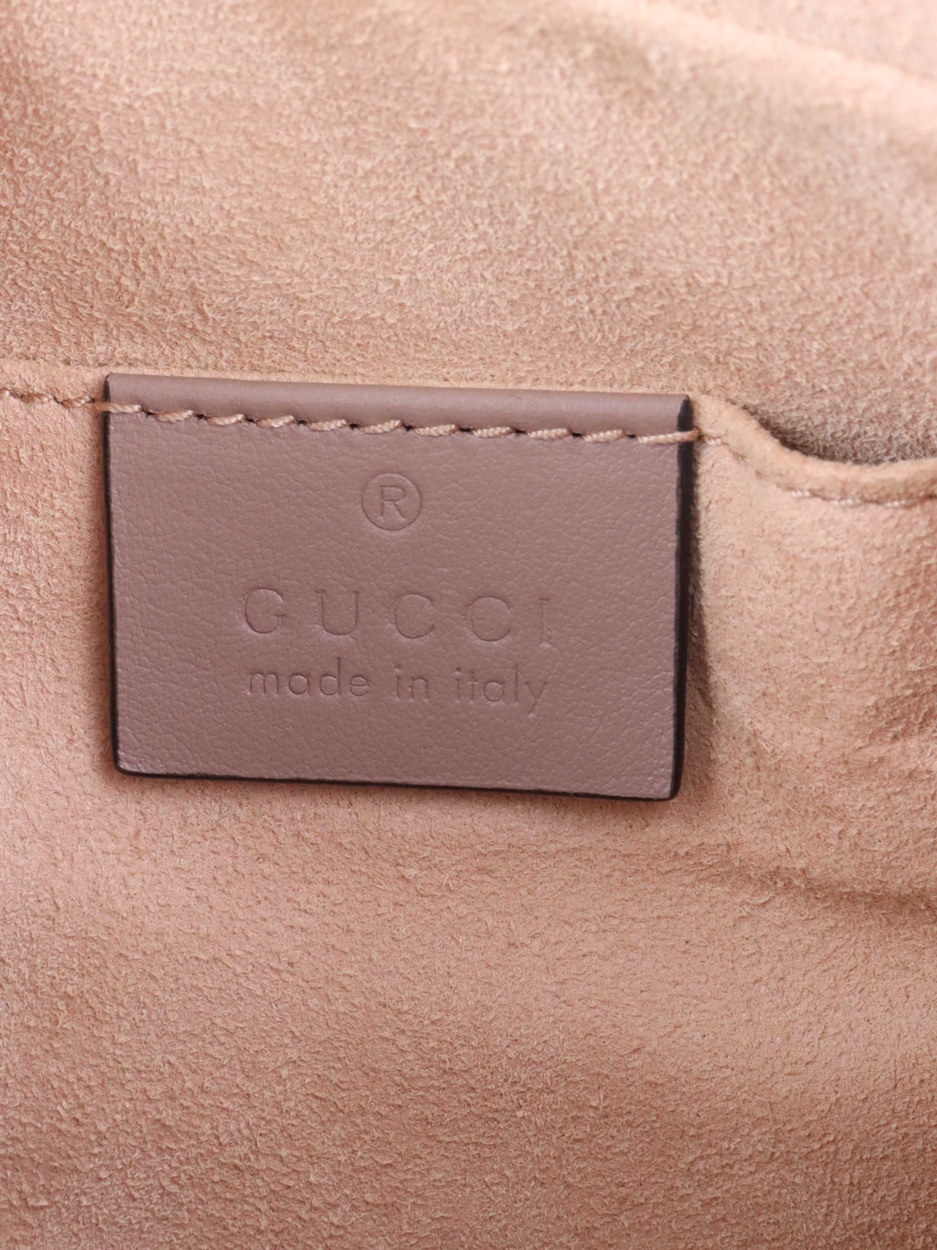 Gucci Small Beige Marmont Shoulder Bag for Women - Genuine Leather Crossbody Purse with Gold Chain, Perfect for Date Night & Evening Events