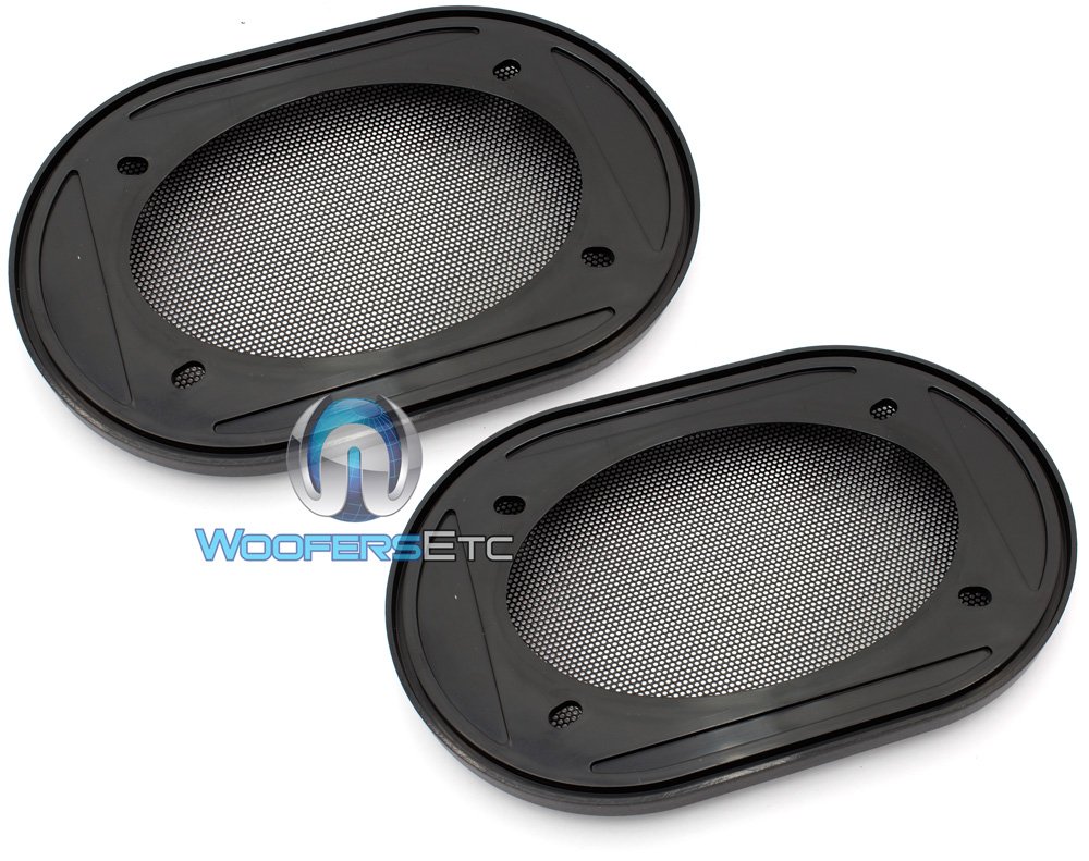 4x6 Inch Universal Steel Mesh Speaker Grills - Durable Pair for Home Theater, Car Audio & Studio Monitors