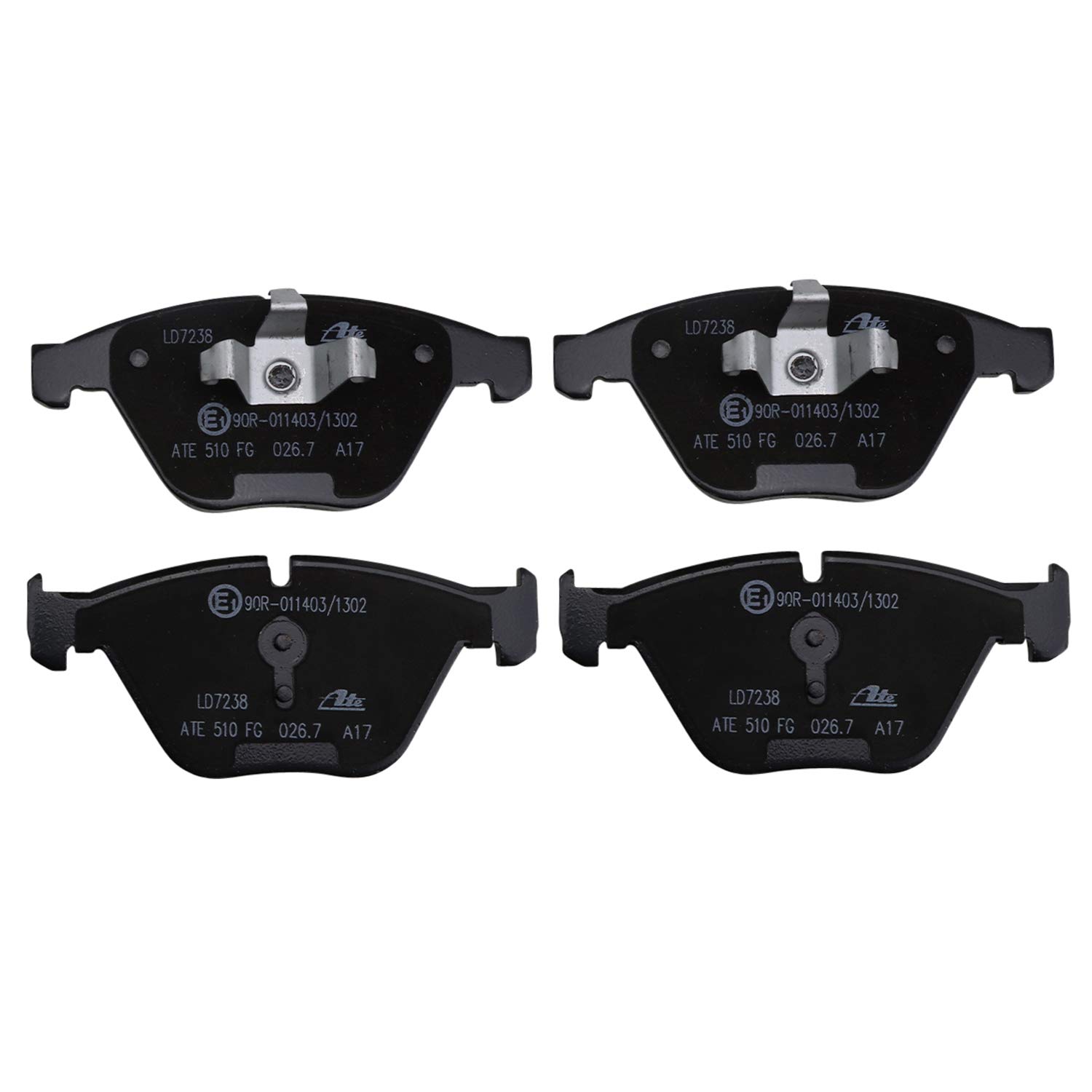 Beck/Arnley 089-1822 OE Replacement Brake Pads - High Performance Ceramic Brake Pads for Smooth & Quiet Stopping - Perfect for Daily Commuting & Highway Driving