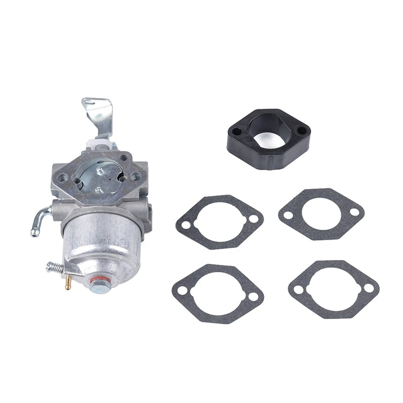 Briggs & Stratton Lawn Mower Carburetor 715668 715443 715121 - Compatible with Horizontal Engines 185432 185437 185462 187437 187432 - Replacement Carburetor for Outdoor Power Tools - Perfect for Lawn Mowers, Generators & Small Engine Repair