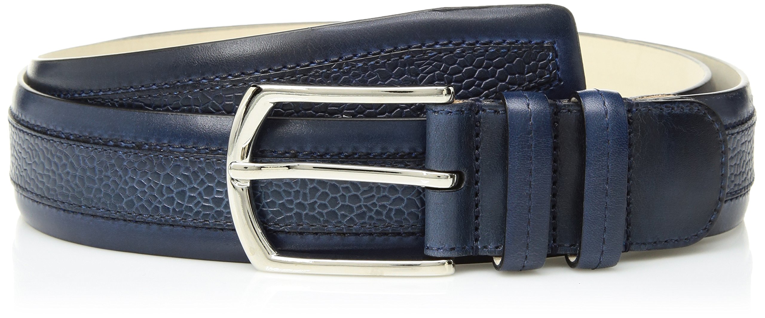 Mezlan Men's Genuine Leather Dress Belt - Saturno Palma Style for Business & Formal Wear | Premium Quality & Stylish Accessory for Office, Suits & Special Occasions