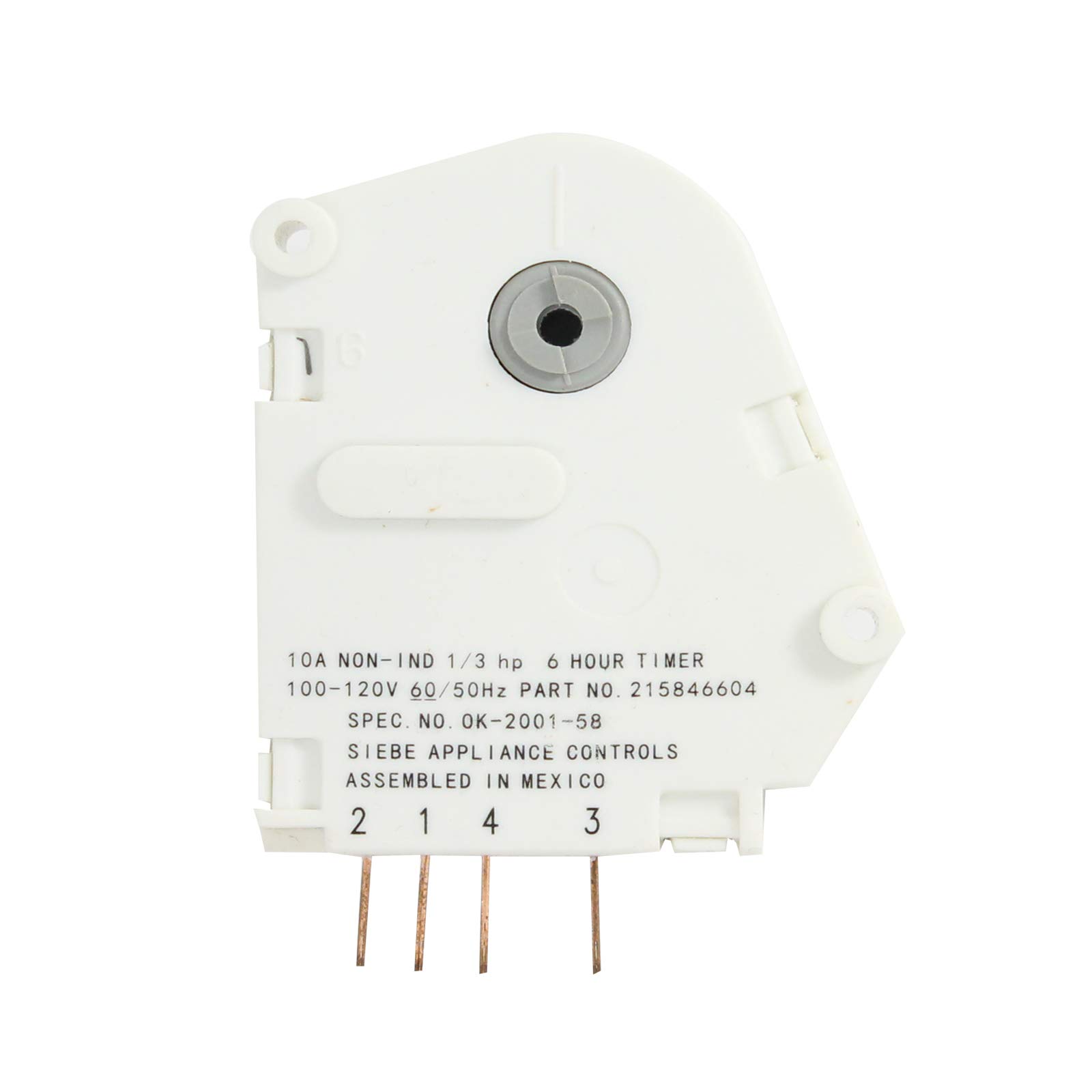 Frigidaire Refrigerator Defrost Timer Replacement - Compatible with CFHT1843PS2, 241809401, 241809402 - Fixes Cooling Issues for Frigidaire Refrigerators - Perfect for Home Kitchen Appliance Repair & Maintenance