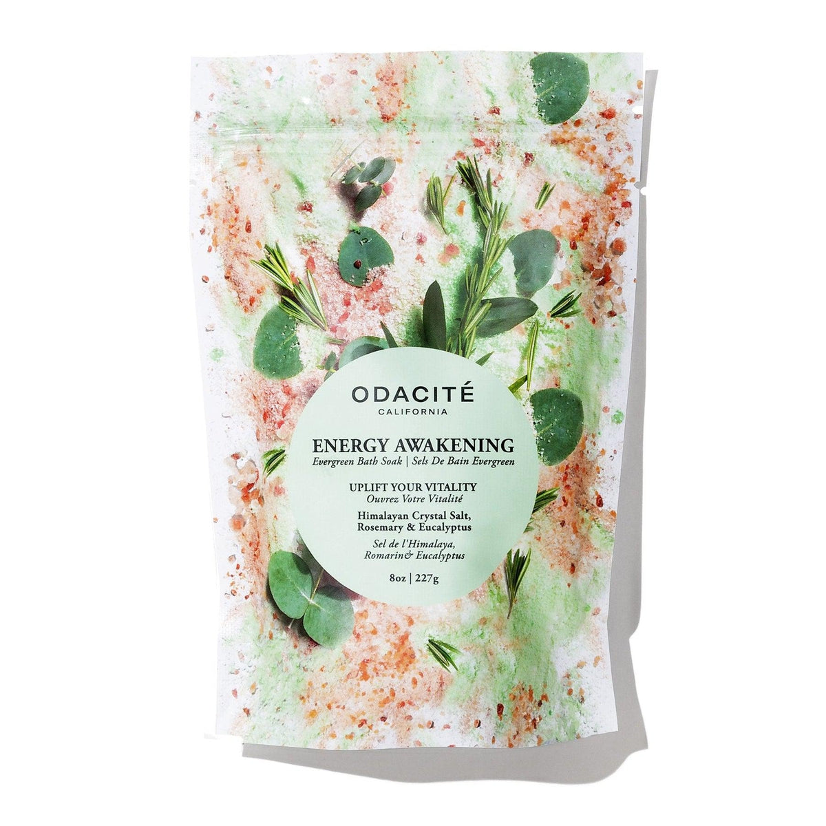 Energy Awakening Evergreen Bath Soak - Relaxing Detox Bath Salts with Essential Oils for Stress Relief & Muscle Recovery | Perfect for Spa Nights, Self-Care Routines & Gift Giving