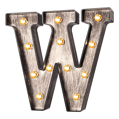 Silver Letters-W