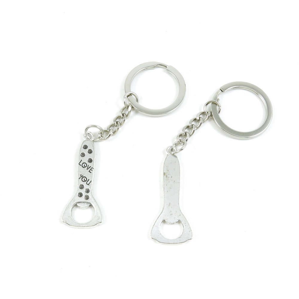 Stylish Love You Bottle Opener Keychain - Fashion Jewelry Keyring for Car Keys, Door Keys & Key Tags - Bulk Wholesale Supplier - Perfect for Gifts, Parties & Everyday Use