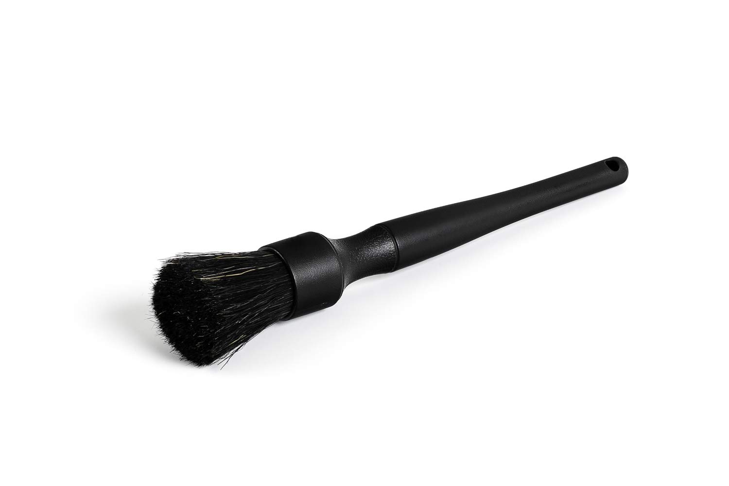 Natural Boar's Hair Detailing Brush Kit - 2-Pack for Small Spaces & Car Detailing