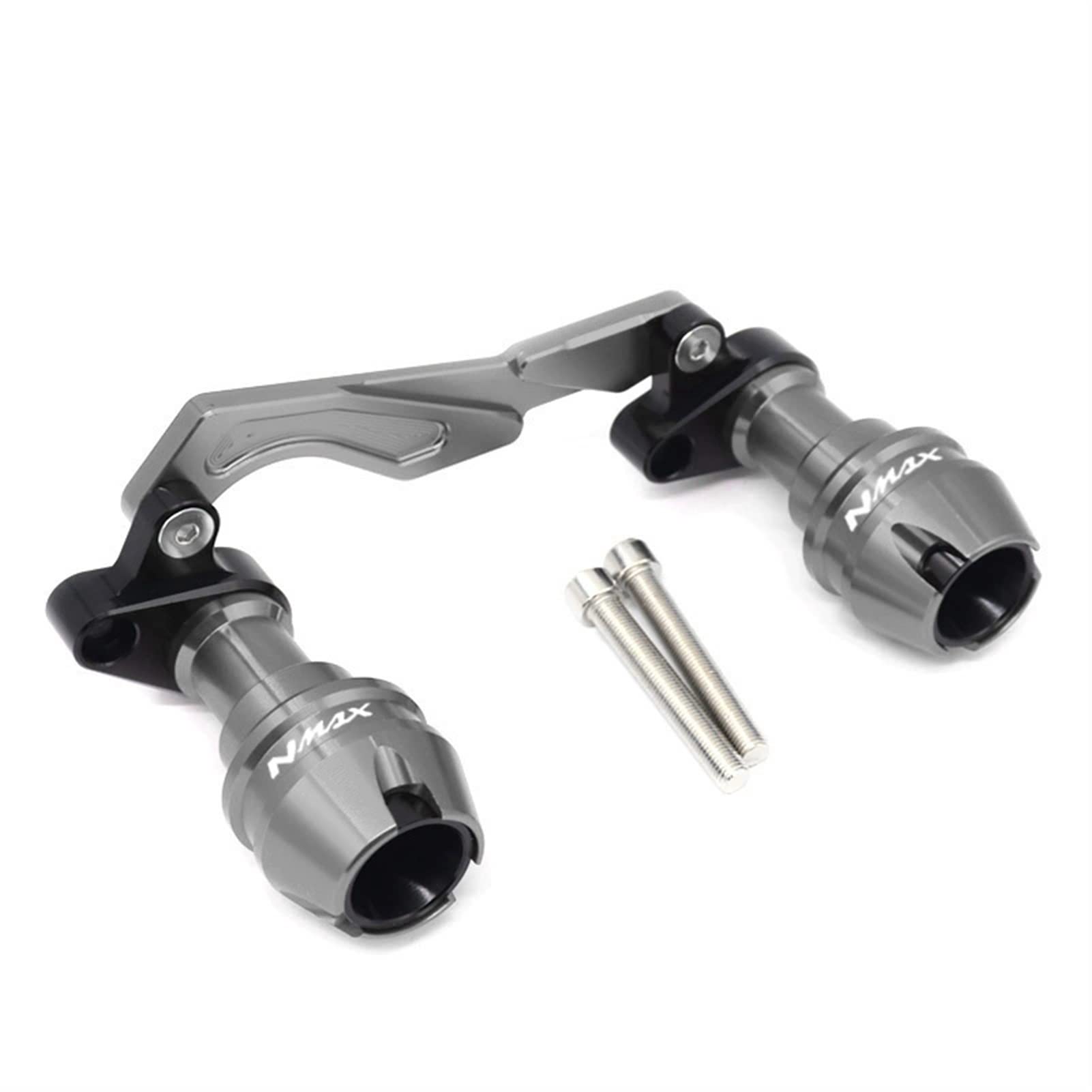 Yamaha NMAX155 NMAX125 Frame Sliders - Front Rear Wheel Axle Fork Crash Protectors for 2020-2021 Models | Gray Aftermarket Fall Protection | Perfect for Urban Commuting & Scooter Safety
