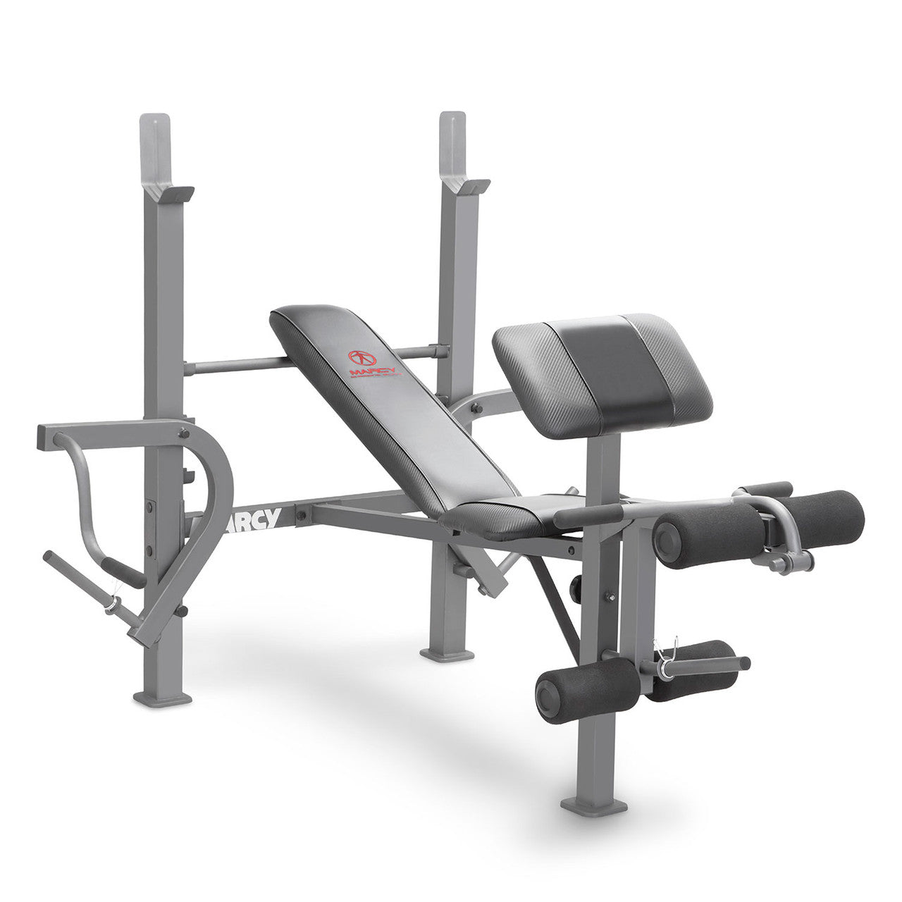 Marcy Diamond Elite MD 389 Standard Weight Bench - Adjustable Home Gym Equipment for Strength Training & Muscle Building - Perfect for Home Workouts & Fitness Enthusiasts
