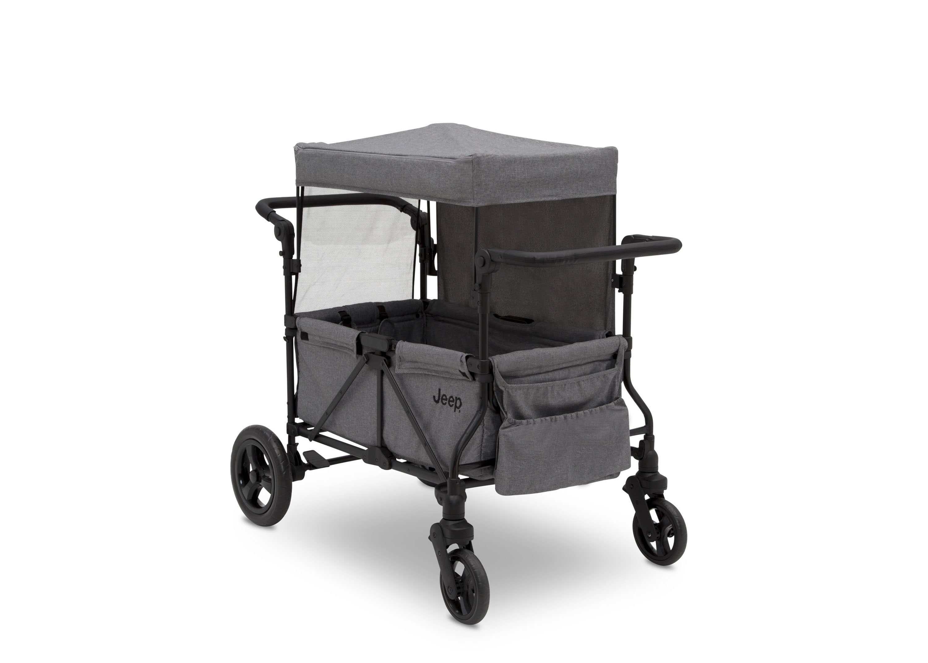 Jeep Wrangler Stroller Wagon - All-Terrain Baby Stroller & Utility Cart for Outdoor Adventures, Beach Trips, and Family Outings