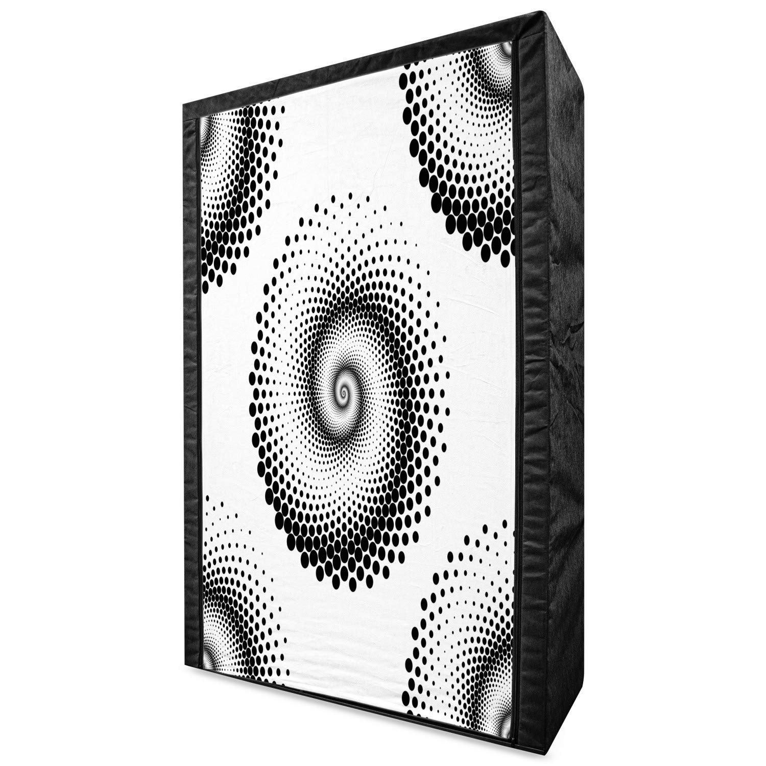 Ambesonne Black White Abstract Fabric Wardrobe - 42.5