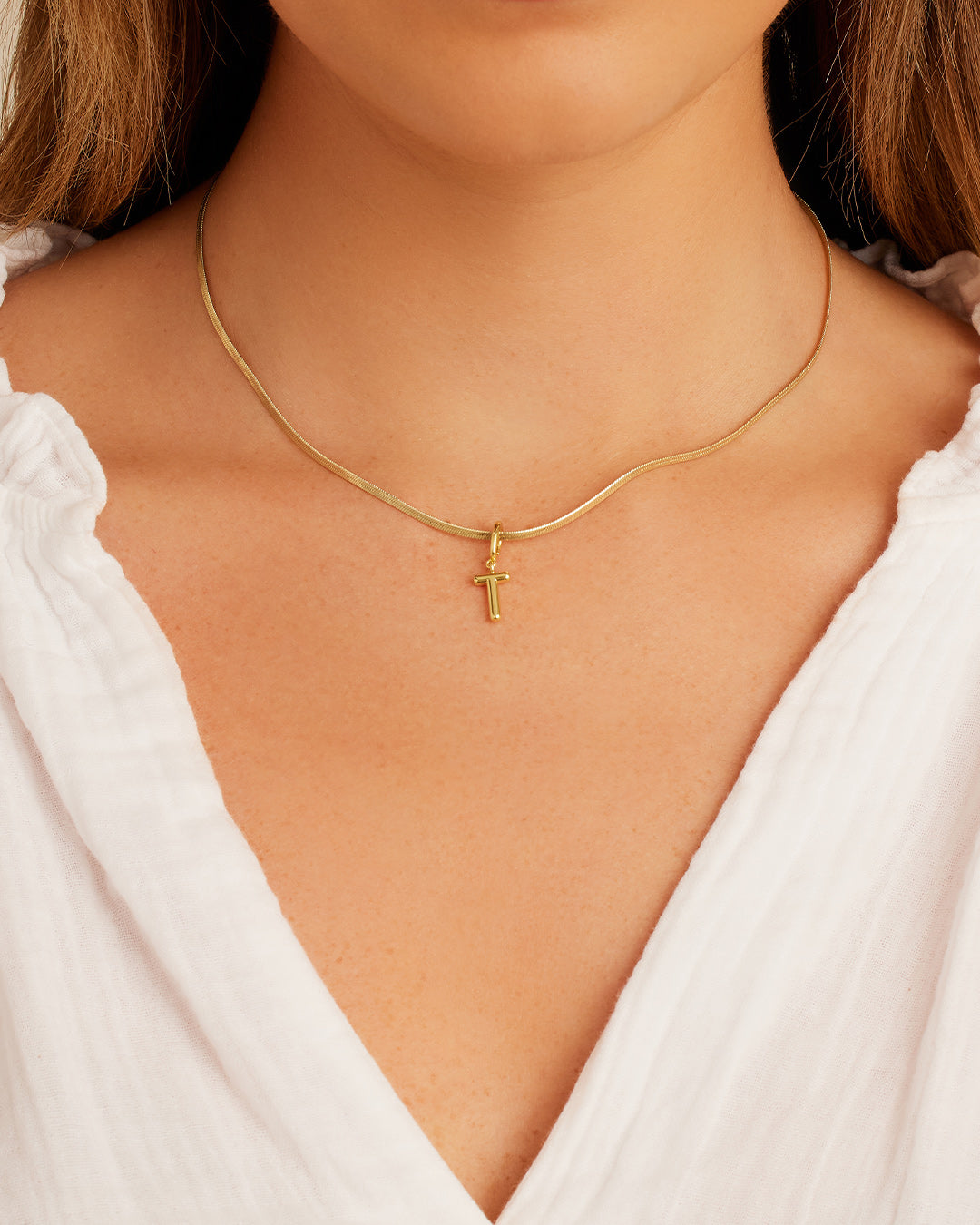 Alphabet Helium Parker Charm - Stylish Initial Letter Pendant Necklace for Women, Perfect for Gifts, Birthdays & Everyday Wear