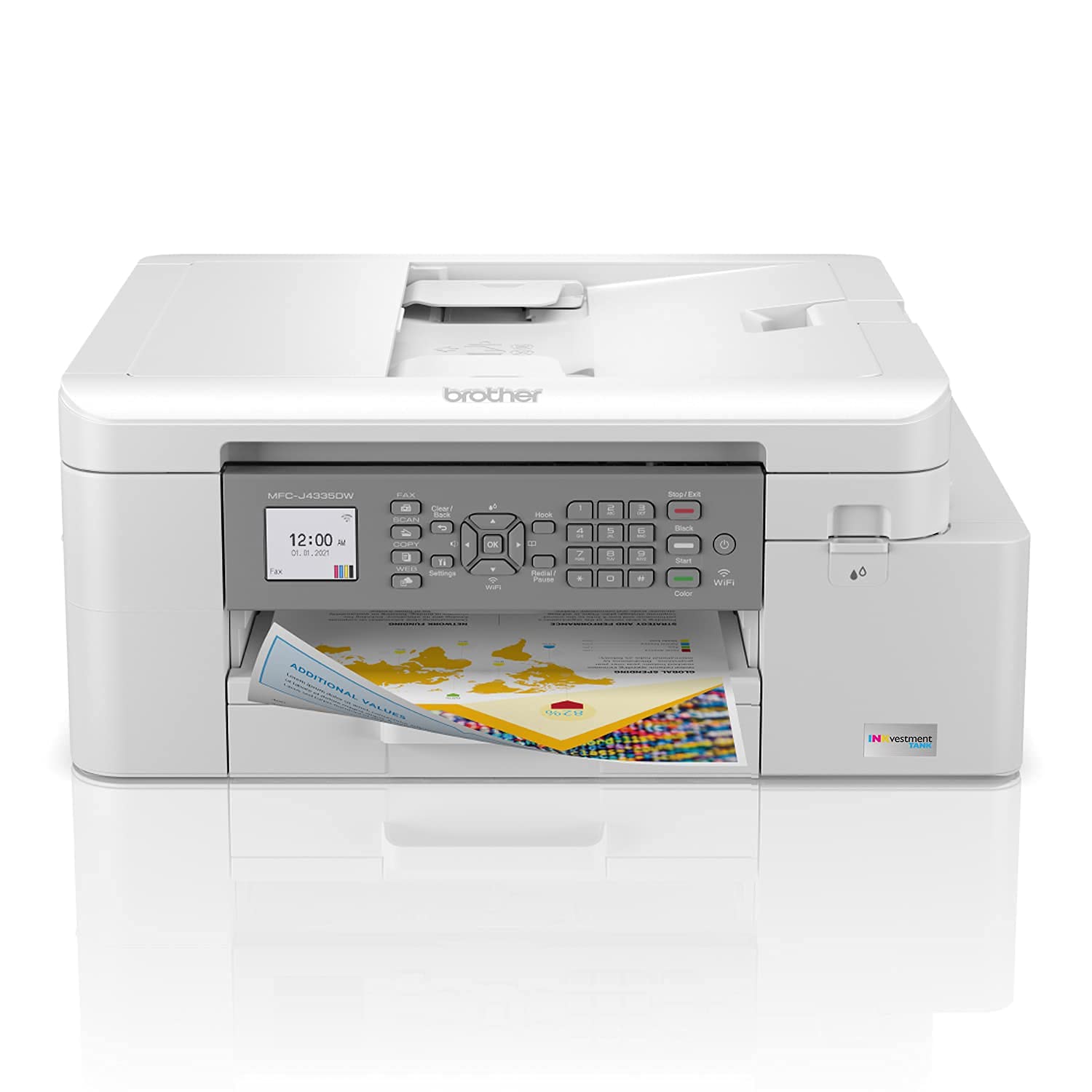High-Quality Printer with Standard Yield Ink Cartridges - Perfect for Home Office, School Projects & Small Business Printing Needs