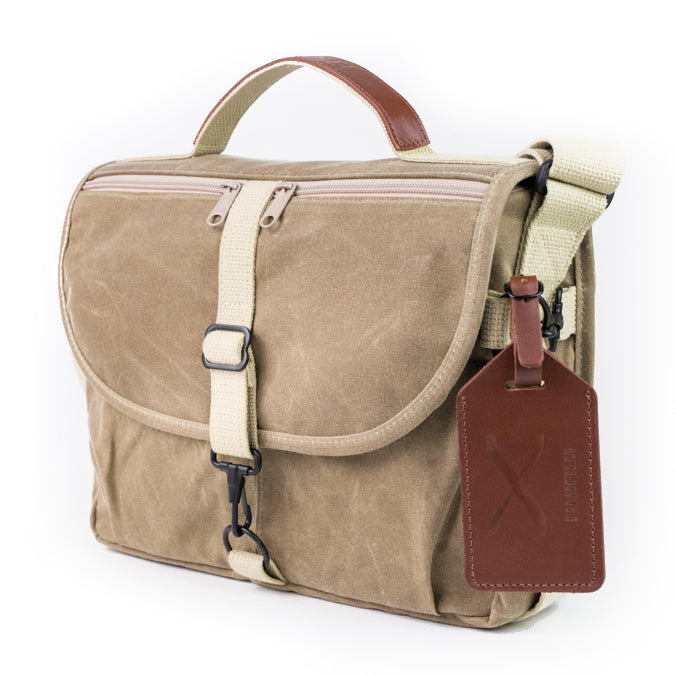 Fujifilm Domke F-803 Camera Bag Tan - Waterproof DSLR/SLR Shoulder Bag for Photographers - Perfect for Travel, Street & Outdoor Photography