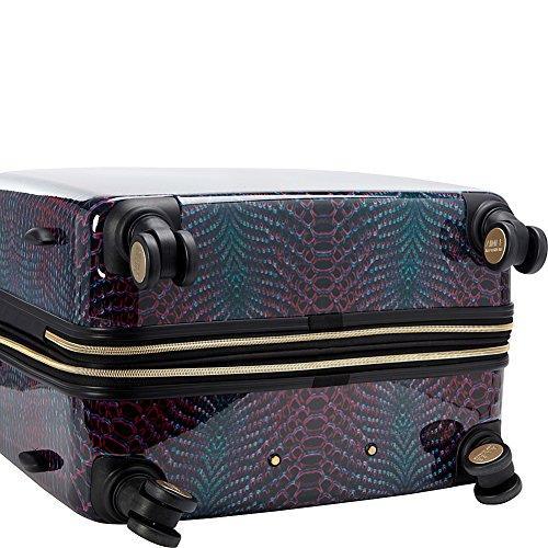 Aimee Kestenberg Women's Ivy 28 ABS with PC 8-Wheel Upright Suitcase - Python Print Luxury Luggage for Business Travel & Vacation