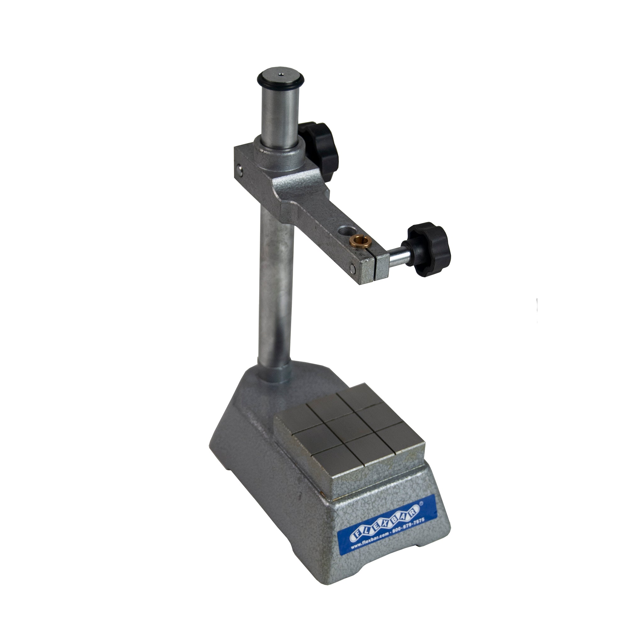 Heavy Duty Dial Gauge Stand with Square Grids - Precision Measuring Tool for Metalworking, Woodworking & Industrial Applications