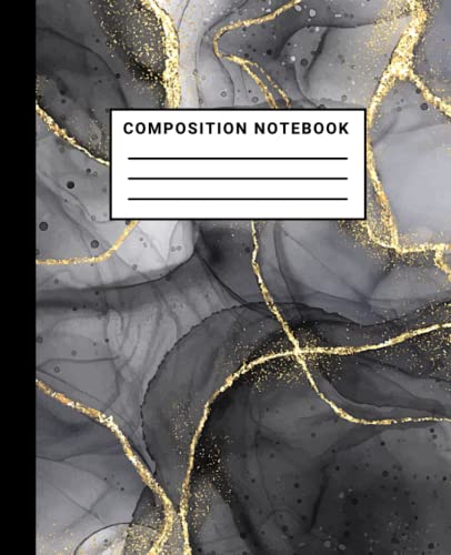 Wide Ruled Composition Notebook for School, College & Office - Durable Writing Journal for Students, Kids, Teens & Adults - Perfect for Note Taking, Journaling & Homework (100 Sheets, 7.5