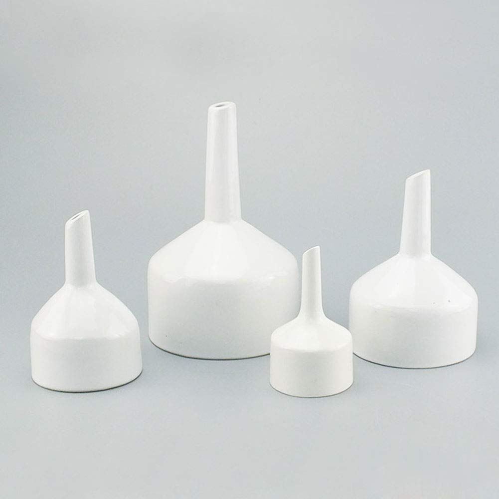 Premium Heavy Wall Ceramic Buchner Funnel - 200mm/7.87in Lab Filtration Equipment for Chemistry Experiments & Scientific Research