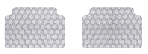 Premium Hexomat Second Row 2-Piece Custom Fit Auto Floor Mats for Mitsubishi Outlander - Durable Rubber-Like Compound, All-Weather Protection | Perfect for Family Road Trips, Daily Commutes & Outdoor Adventures