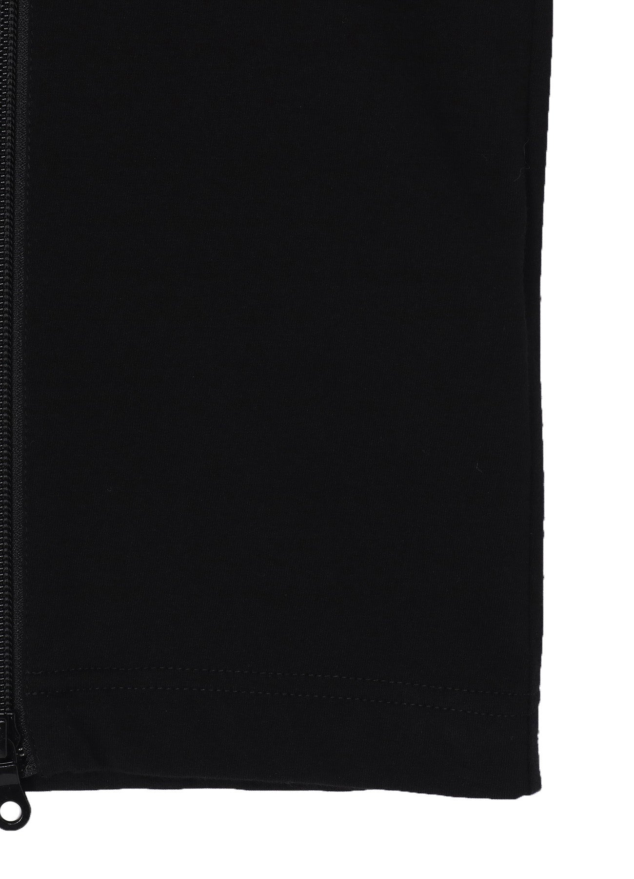 Soft Cotton Jersey Left Zipper Slit T-Shirt for Women - Trendy Casual & Streetwear Style - Perfect for Everyday Wear, Outings & Layering