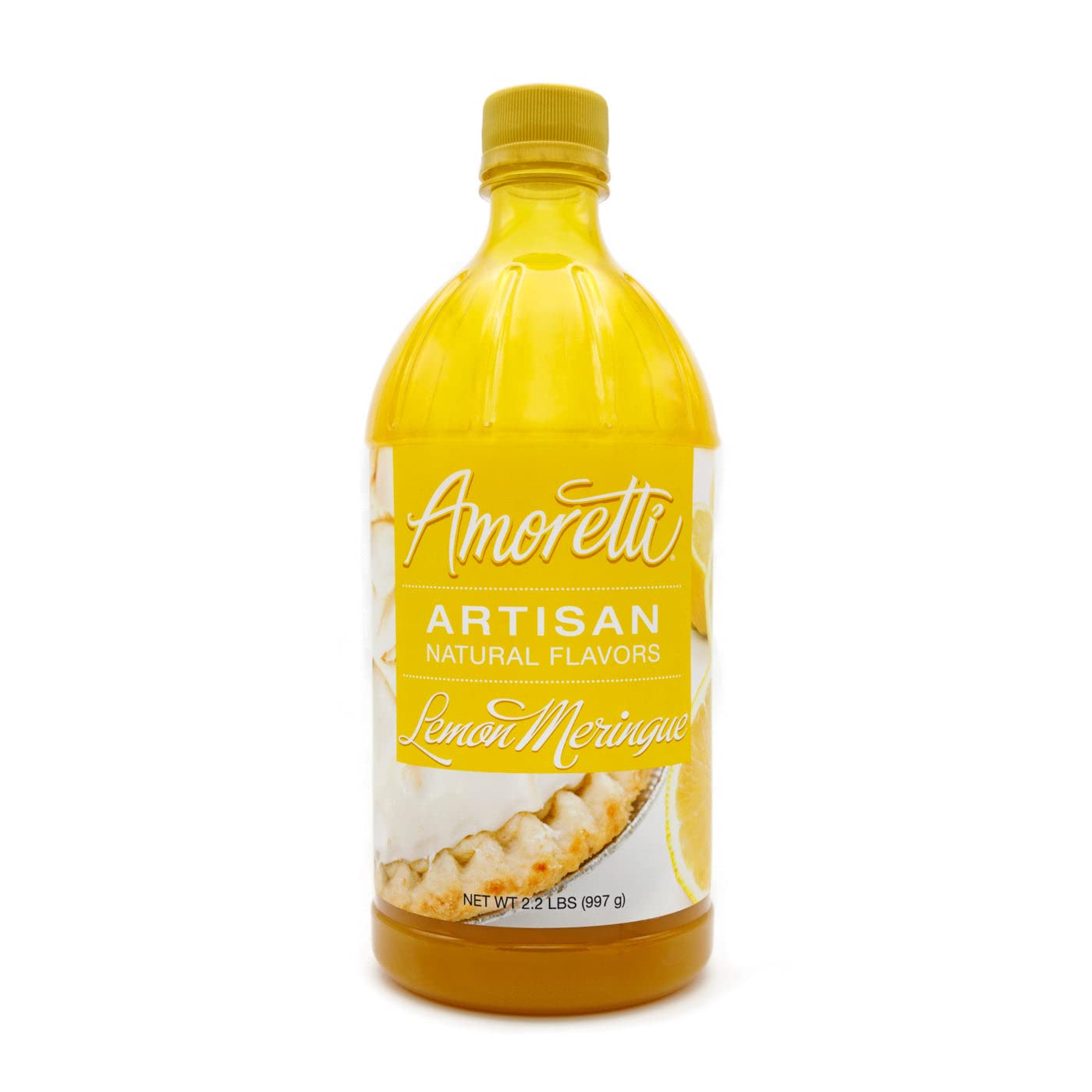 Amoretti Natural Lemon Meringue Artisan Flavor Paste - 10 lb Bulk for Baking, Cooking & Brewing | Gluten Free, Preservative Free, No Artificial Sweeteners | Perfect for Pastries, Ice Cream, Cocktails & Dessert Recipes