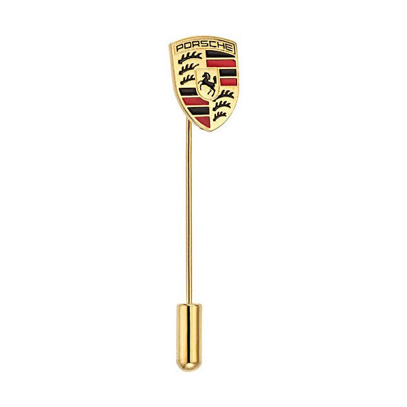 Porsche Crest Needle Pin - Official Porsche Emblem Lapel Pin - Premium Metal Enamel Badge for Jackets, Hats & Collectors - Perfect for Car Enthusiasts & Fashion Accessories