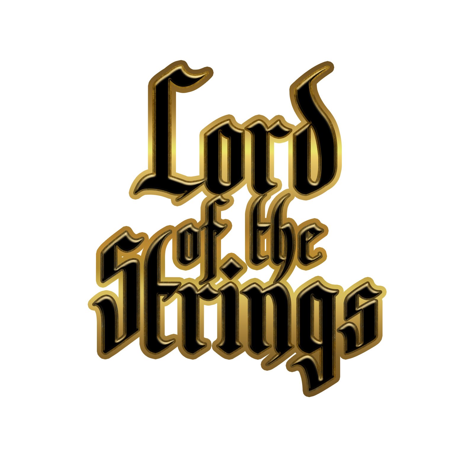 Lord Of The Strings Guitar Case Sticker - 3.5