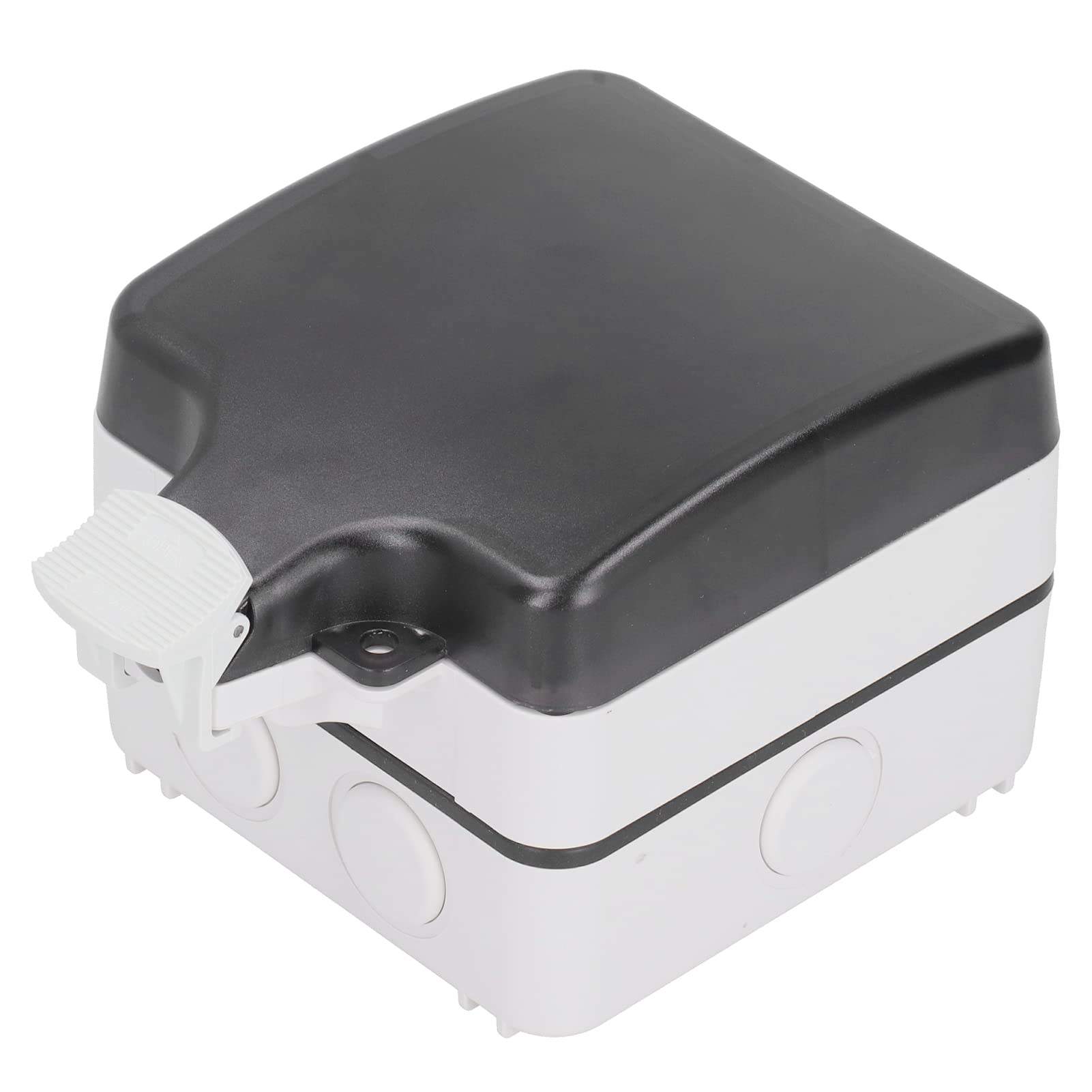 Weatherproof IP66 Outdoor Electrical Box - 5-Hole Power Socket for Garden & Patio