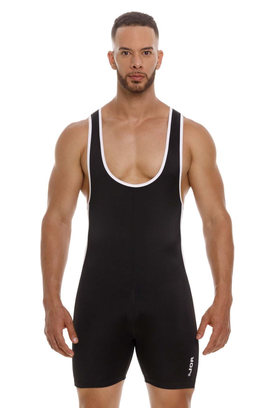 Jor Fighter Bodysuit 2133 - Premium Women's Workout & Yoga Bodysuit - High Waisted Tummy Control for Gym, Running & Dance
