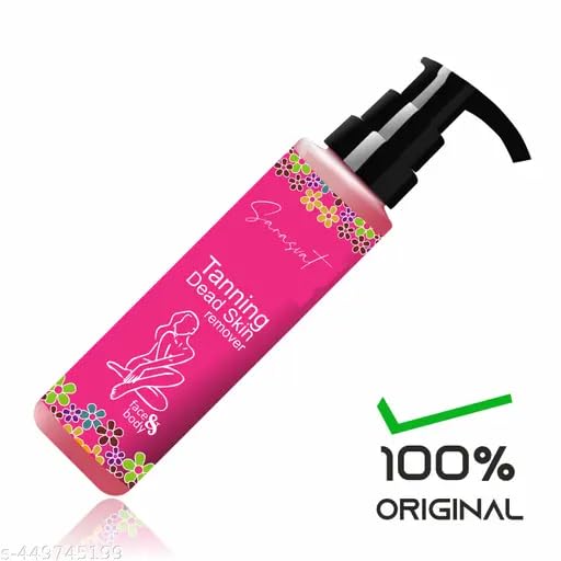 SARASVAT Original Tanning Dead Skin Remover Gel - Exfoliating Body Scrub for Smooth Skin, Oil Control & All Skin Types (100ml) | Perfect for Pre-Tan Prep, Post-Sun Care & Daily Skincare Routine