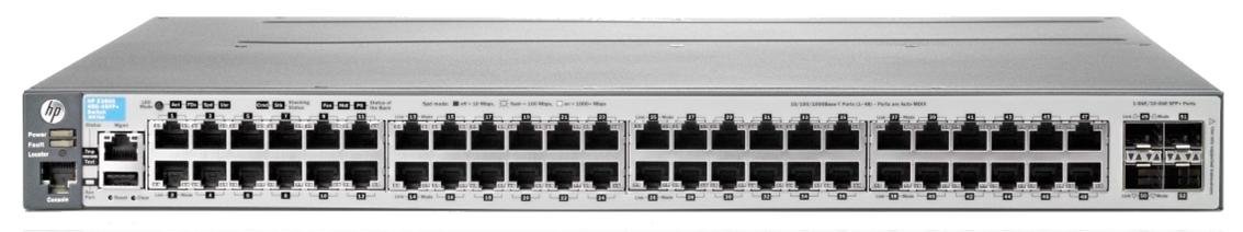 Cisco 3800-48G-4XG Layer 4 Managed Switch - 48 Port Gigabit Ethernet + 4x 10G SFP+ Ports for Business Networks, Data Centers & High-Speed Connectivity
