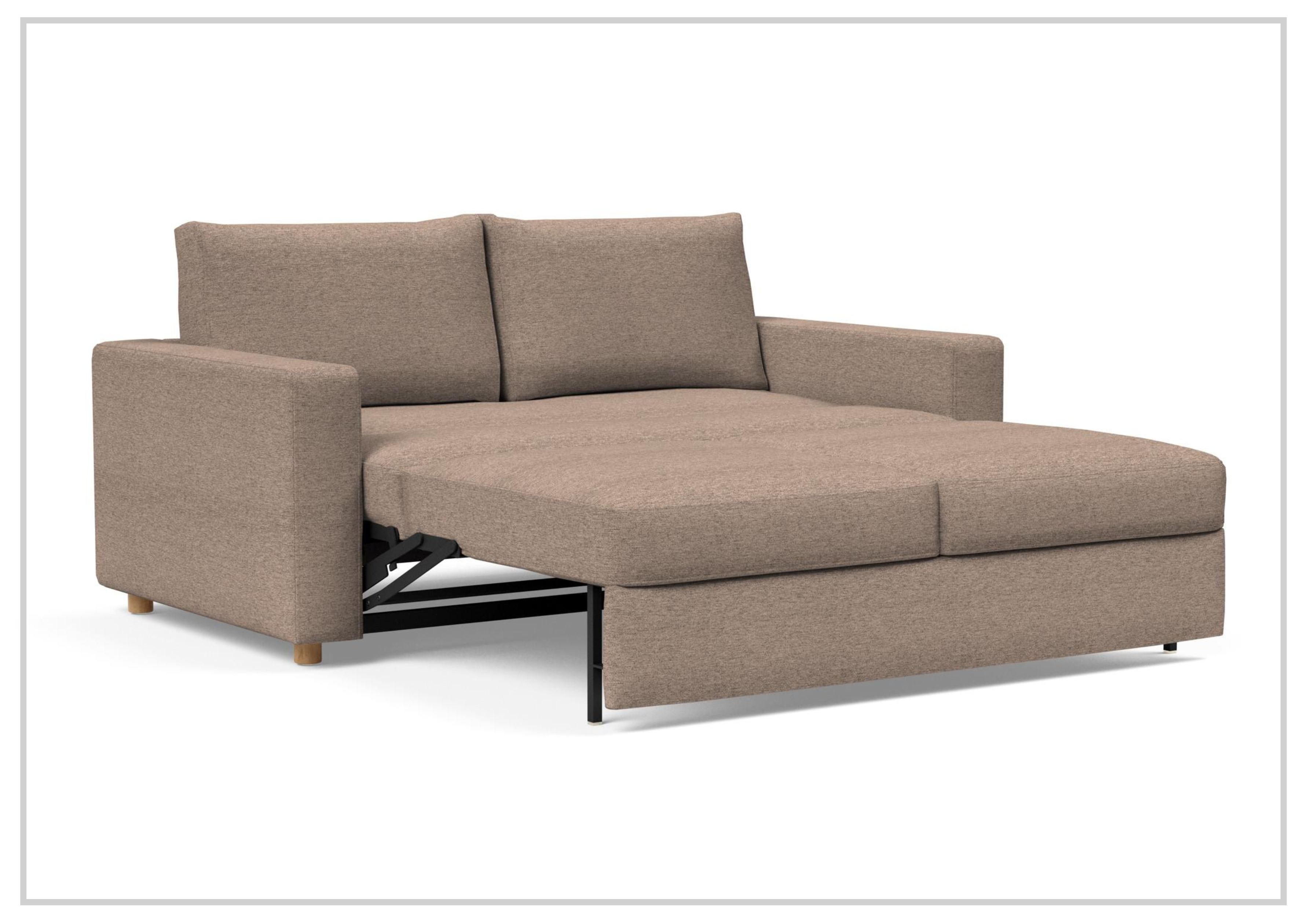 Innovation Living Neah Fabric 2-Seater Queen Size Sleeper Sofa Bed - Convertible Sofa for Small Spaces, Guest Room & Apartment Living