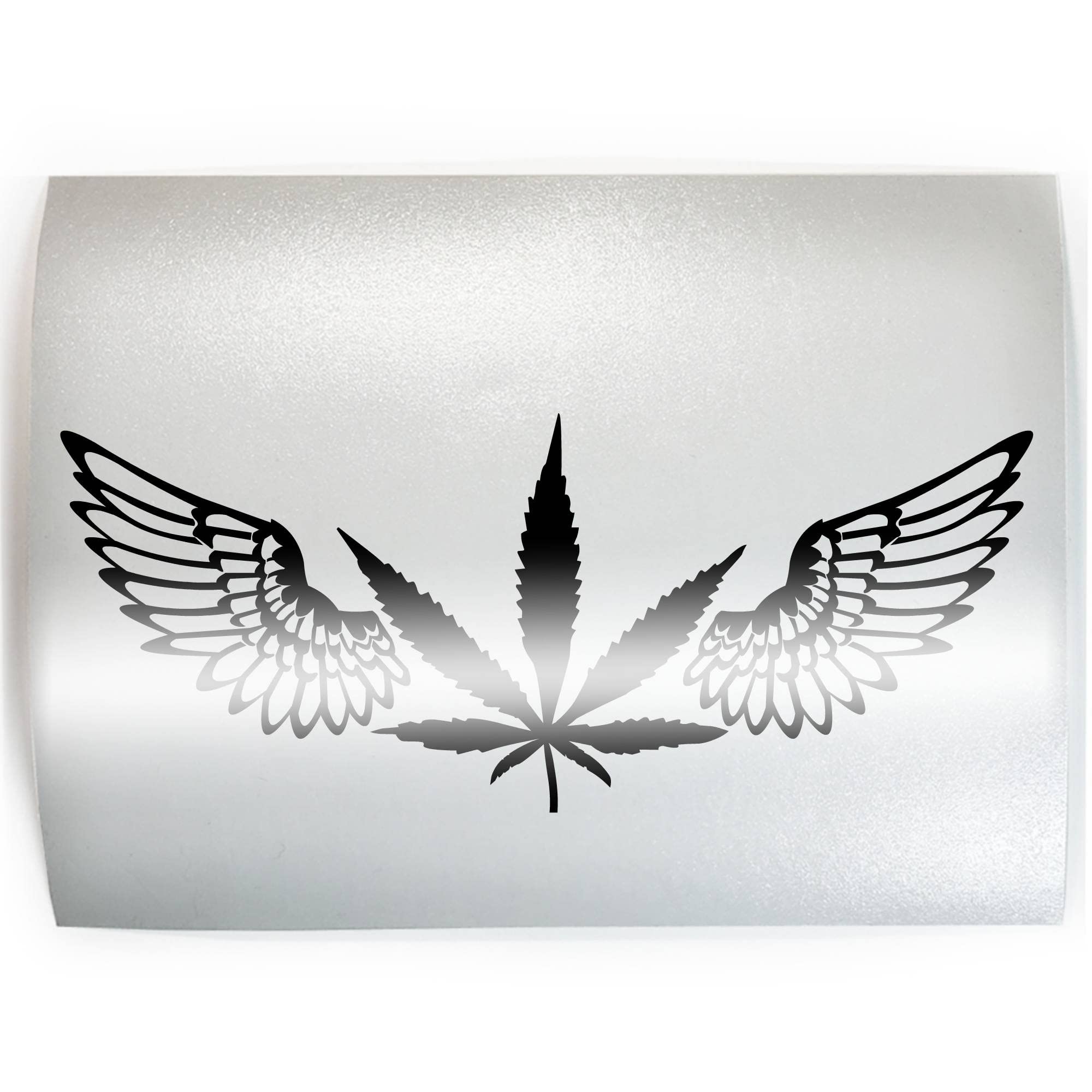 Custom Weed Stickers - Personalized Marijuana Vinyl Decals for Cars, Laptops & Water Bottles - Choose Your Color & Size - Perfect for Stoners, 420 Gifts & Cannabis Enthusiasts
