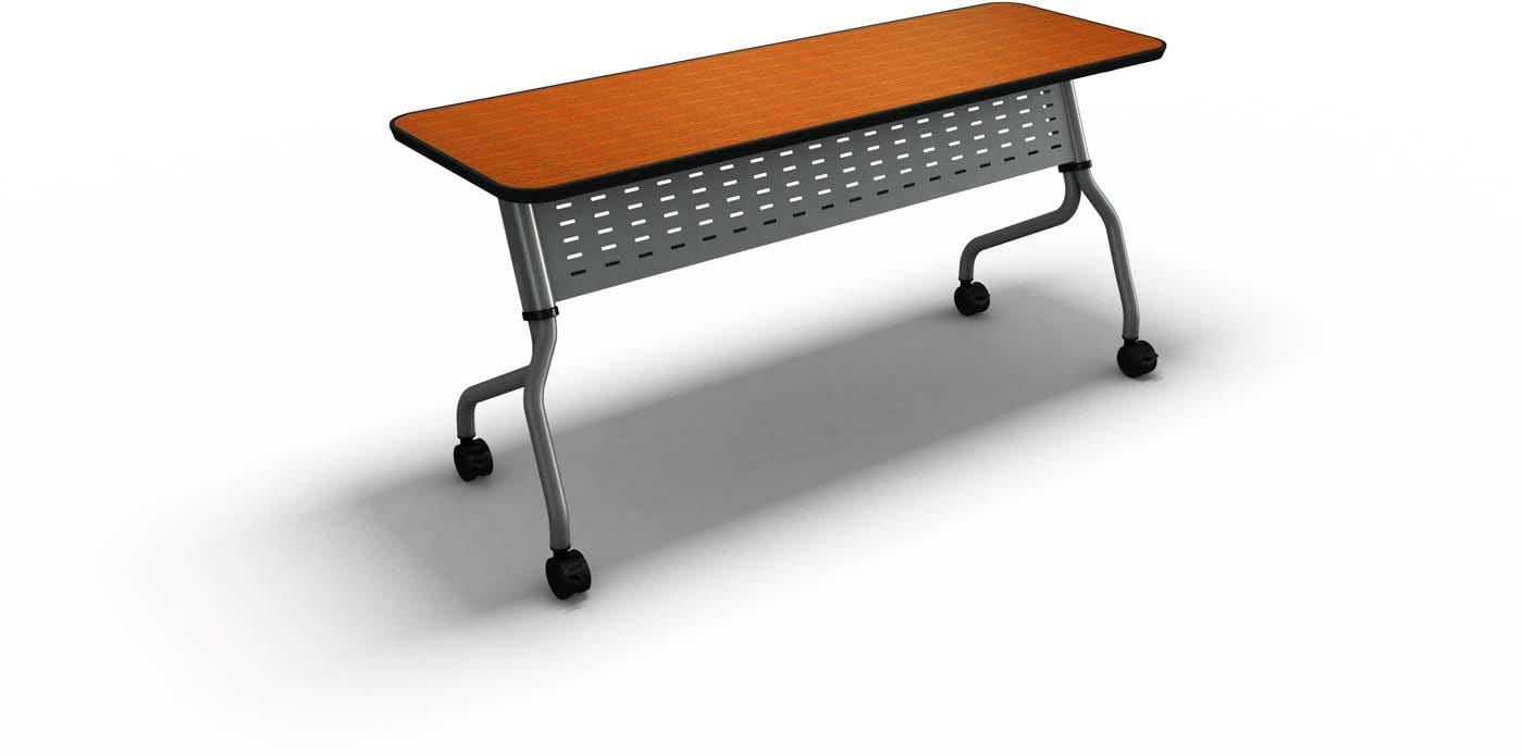 Safco Mayline Sync 18 x 48 Inch Rectangular Conference Table in Anthracite - Perfect for Office Meetings, Home Office & Conference Rooms [SY1848TANT]