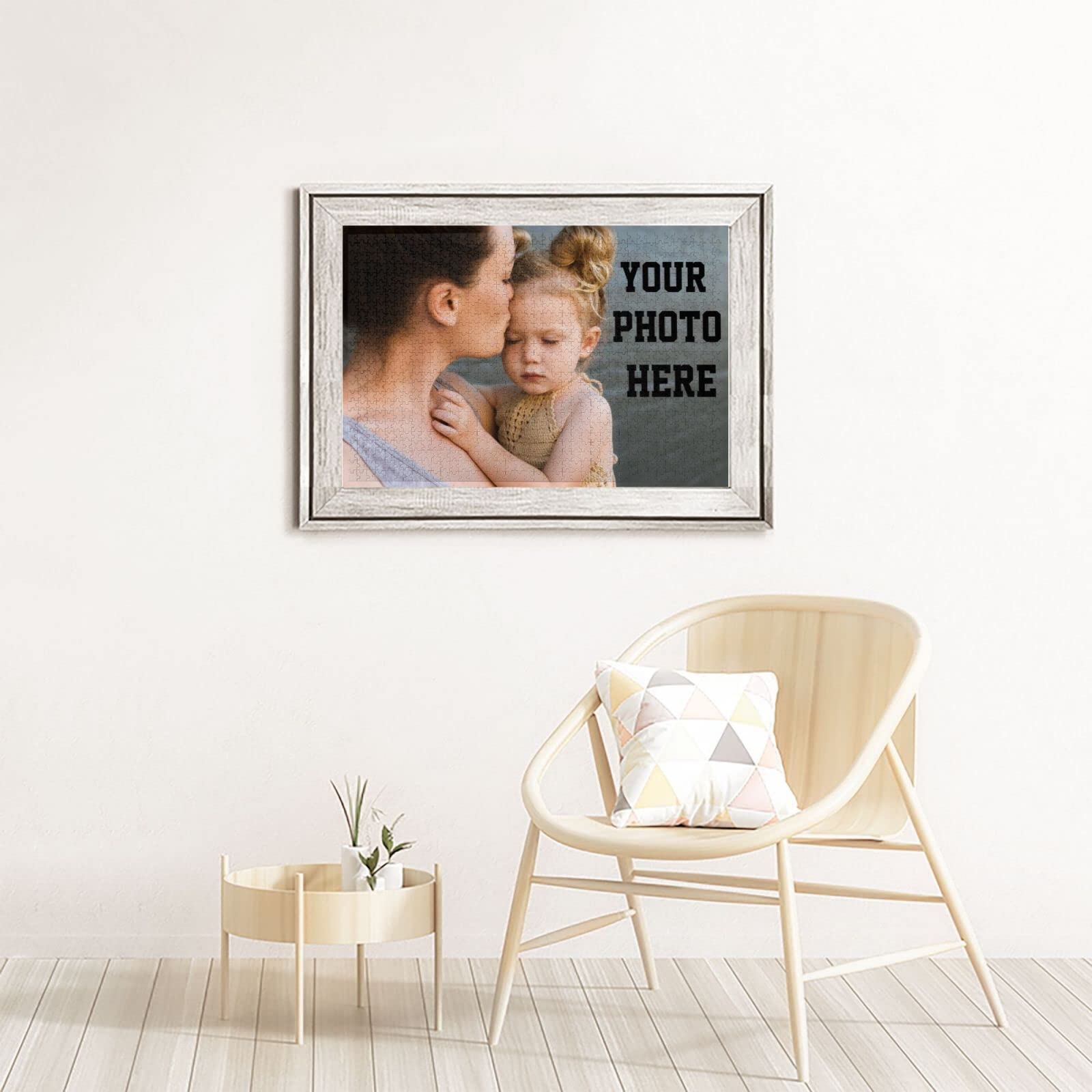 Custom Photo Puzzle 1000 Pieces - Personalized Jigsaw Puzzle with Your Image or Text - 300/500/1000 Piece Options - Unique Gift for Adults & Teens - Perfect for Birthdays, Anniversaries & Family Game Nights