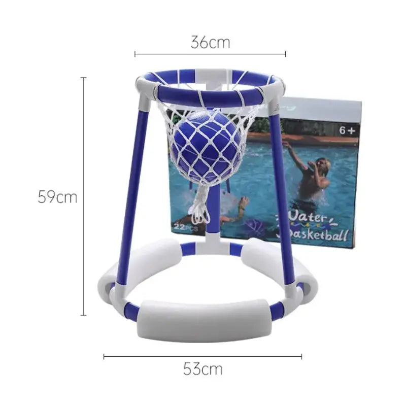 Swimming Pool Basketball Hoop for Kids & Adults - Durable Water Basketball Net for Fun Pool Games & Outdoor Water Activities