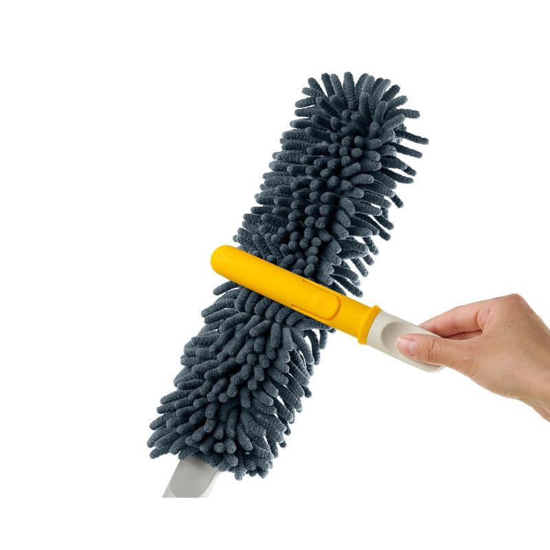 Joseph Joseph CleanTech Duster with Storage Sheath - Premium Microfiber Dusting Tool for Home Cleaning - Perfect for Furniture, Electronics, and Hard-to-Reach Areas