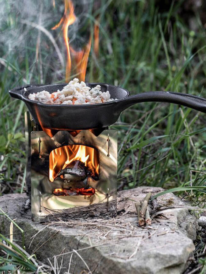Petromax Cast Iron Fire Skillet with Removable Handle - Perfect for Camping, Grilling & Outdoor Cooking