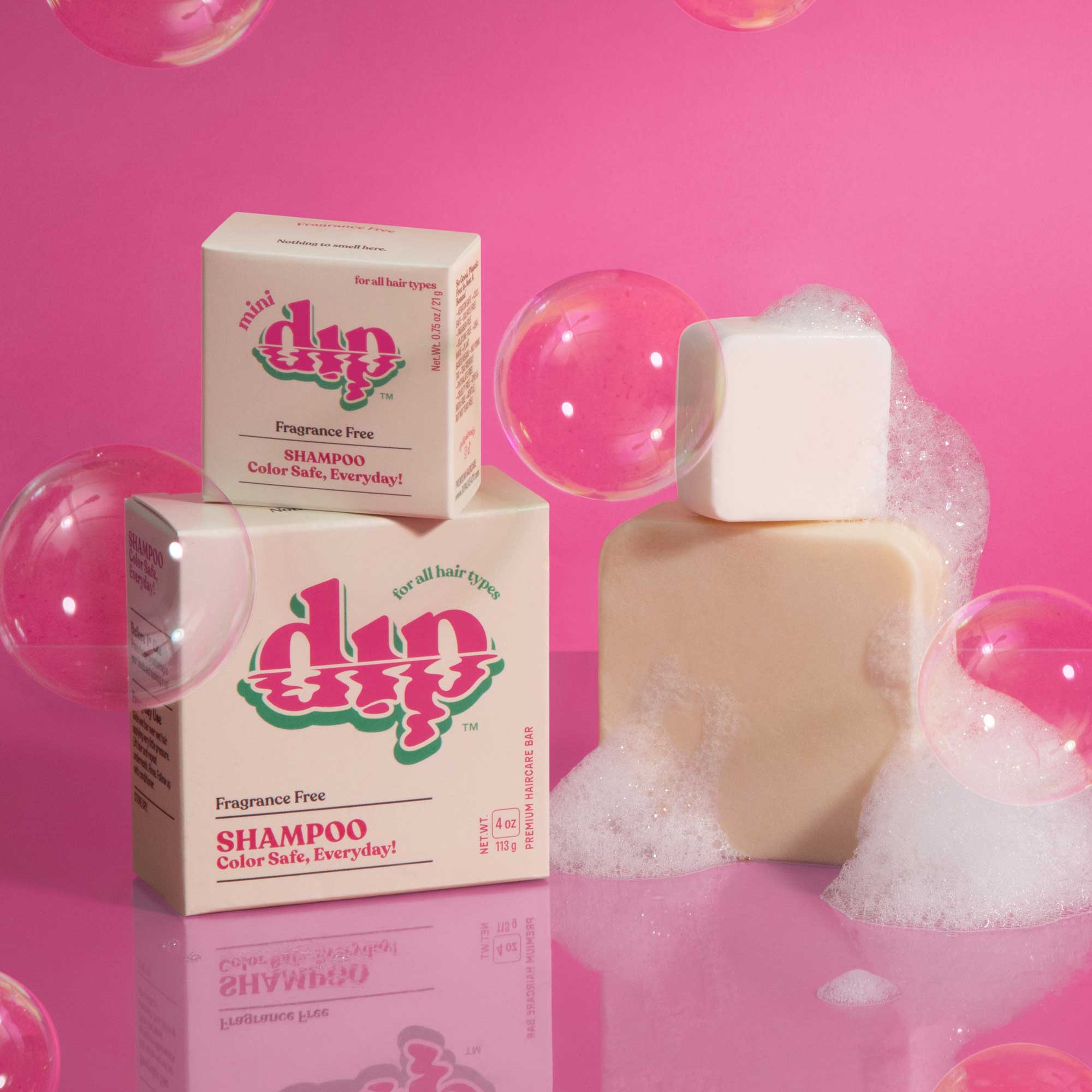 Fragrance-Free Color Safe Shampoo Bar for Daily Use - Gentle Cleansing for Color-Treated Hair at Home & Travel