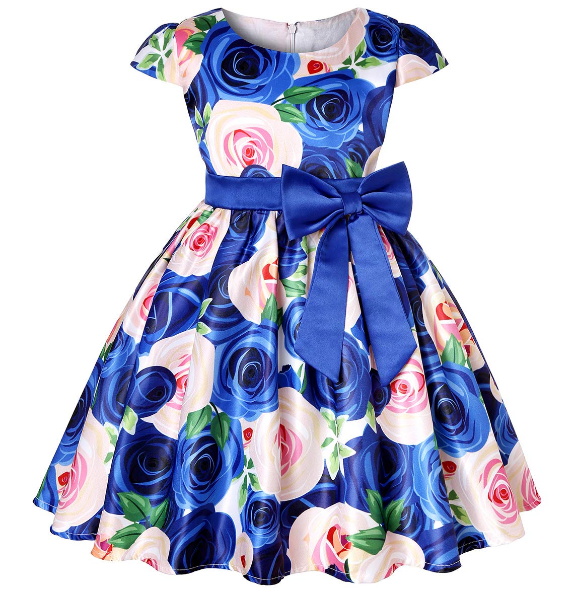 2-9T Girls Easter Floral Dress | Toddler Pageant & Flower Wedding Dress | Perfect for Easter Celebrations, Pageants & Special Occasions