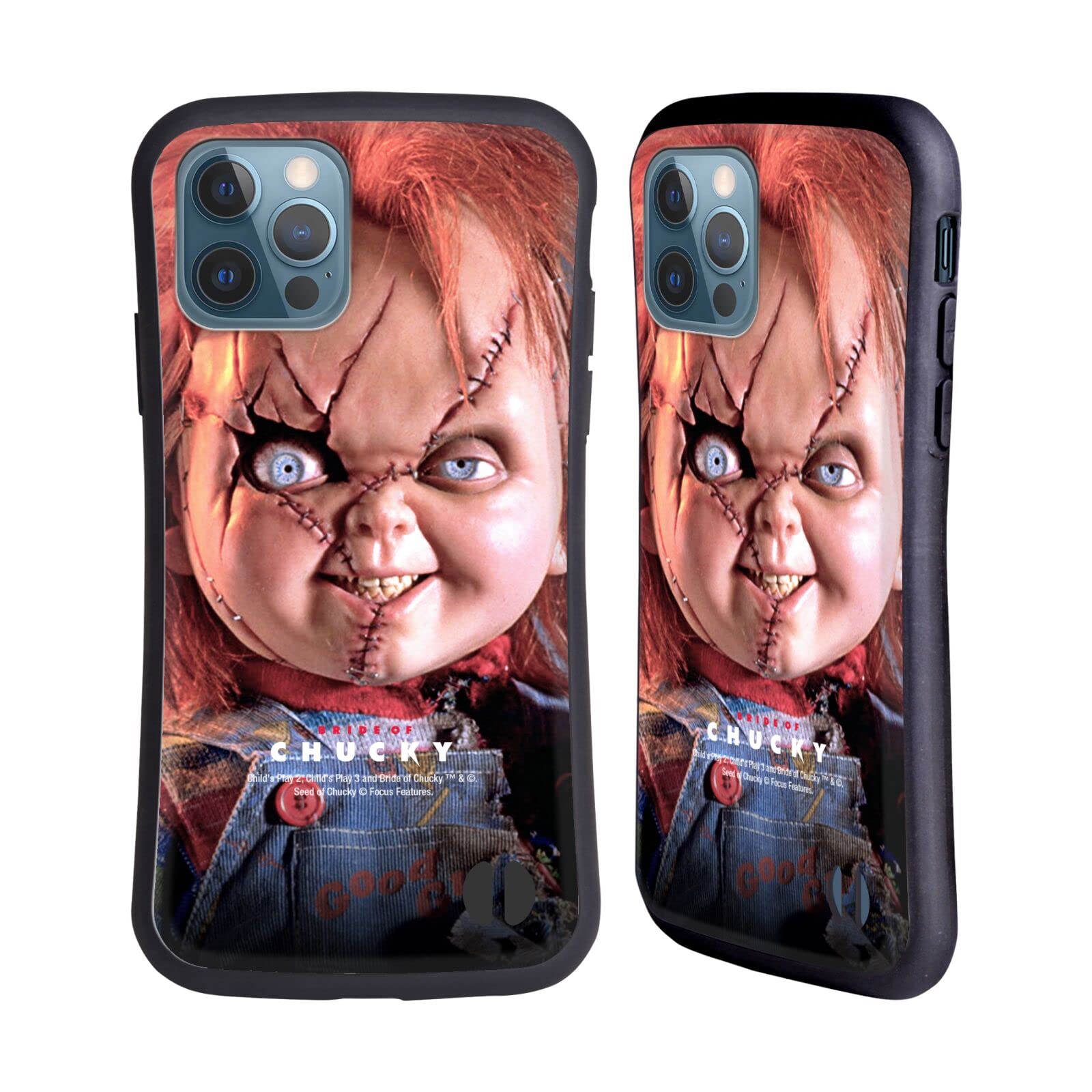 Officially Licensed Bride of Chucky iPhone 12 Case - Horror Movie Inspired Phone Cover for Apple iPhone 12 & 12 Pro - Perfect for Halloween, Horror Fans & Movie Collectors